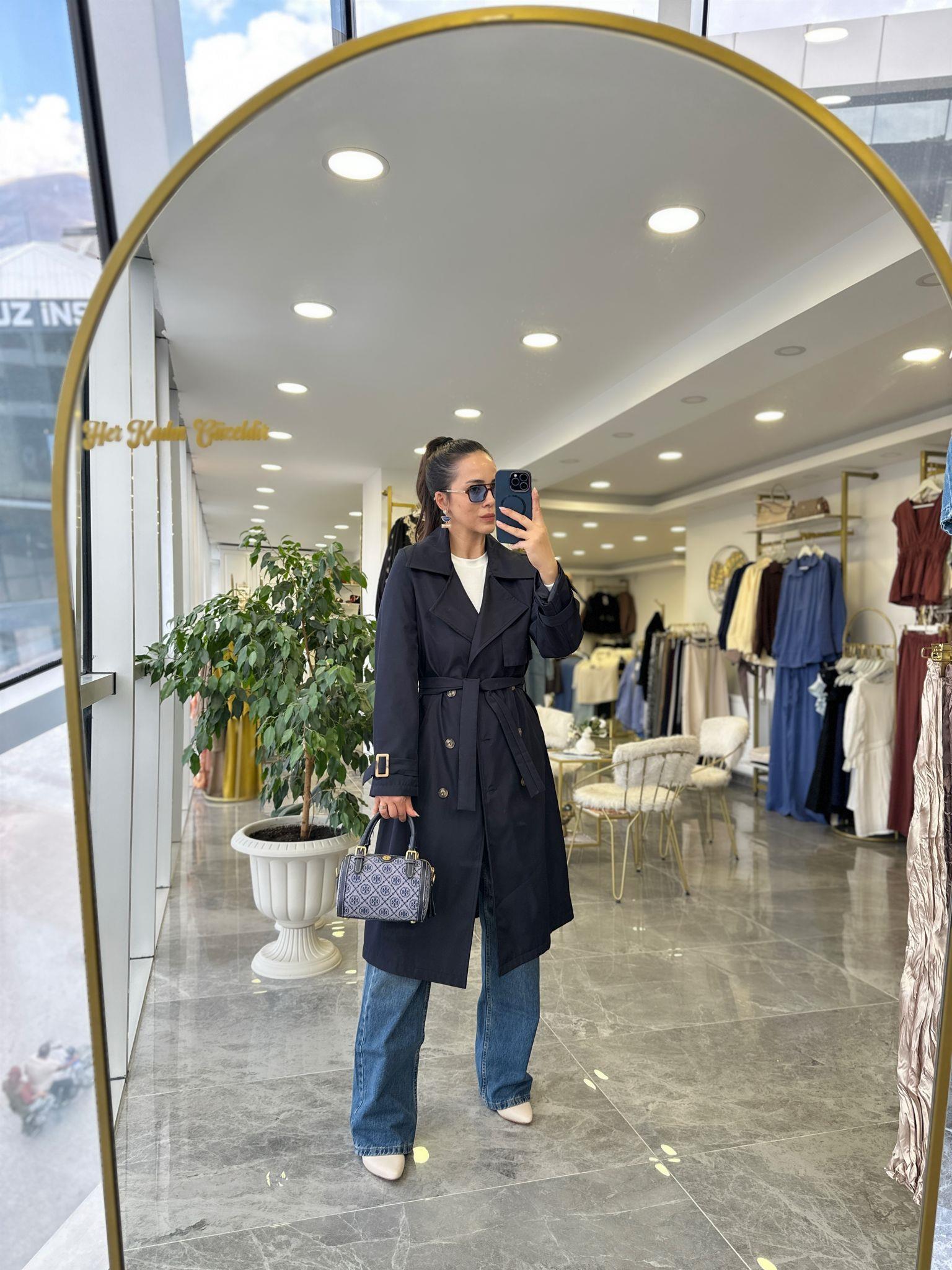 TRENÇKOTModa MTMidinytrnkçtt900Klasik Trençkot