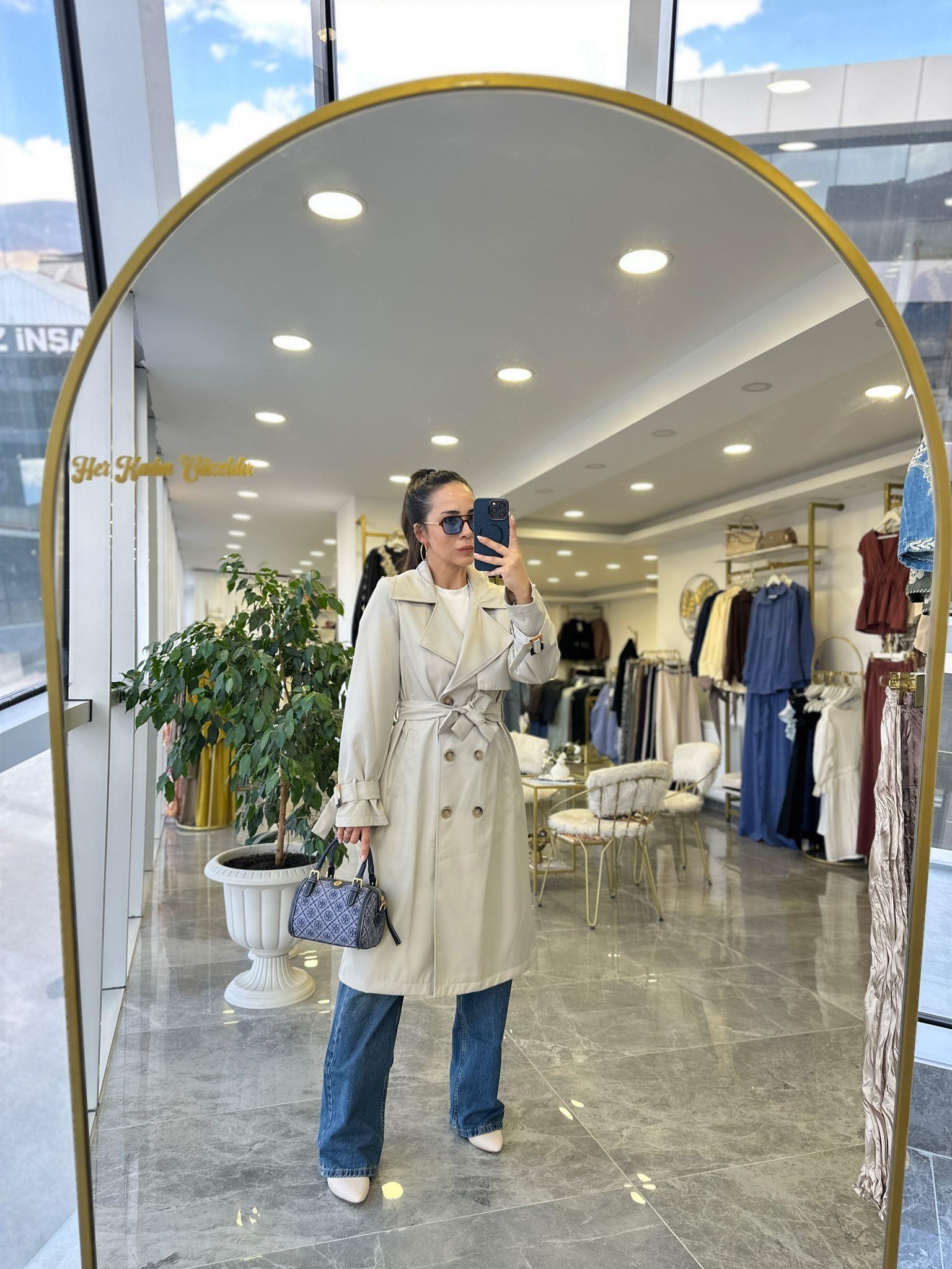 TRENÇKOTModa MTMidinytrnkçtt900Klasik Trençkot