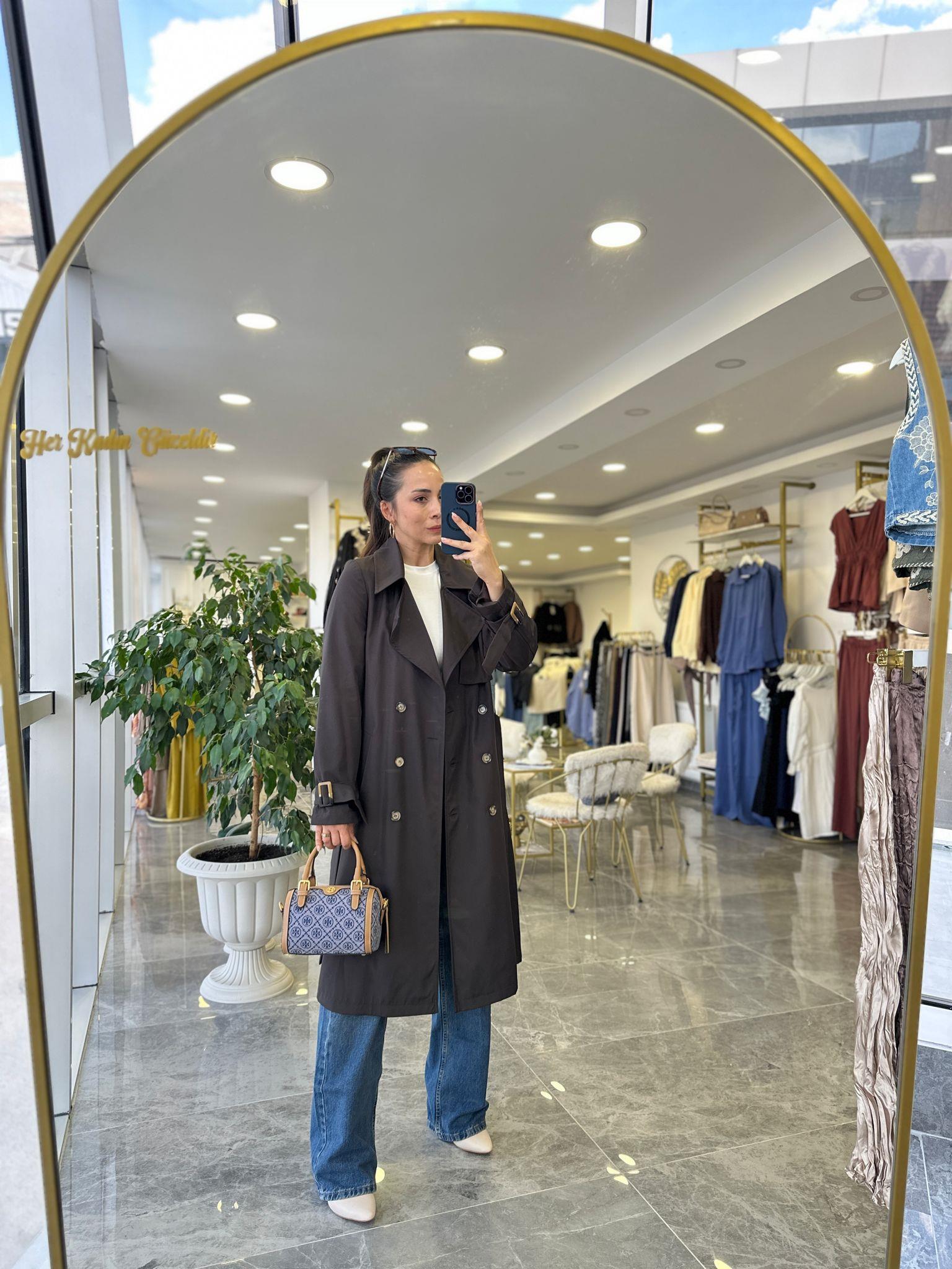 TRENÇKOTModa MTMidinytrnkçtt900Klasik Trençkot