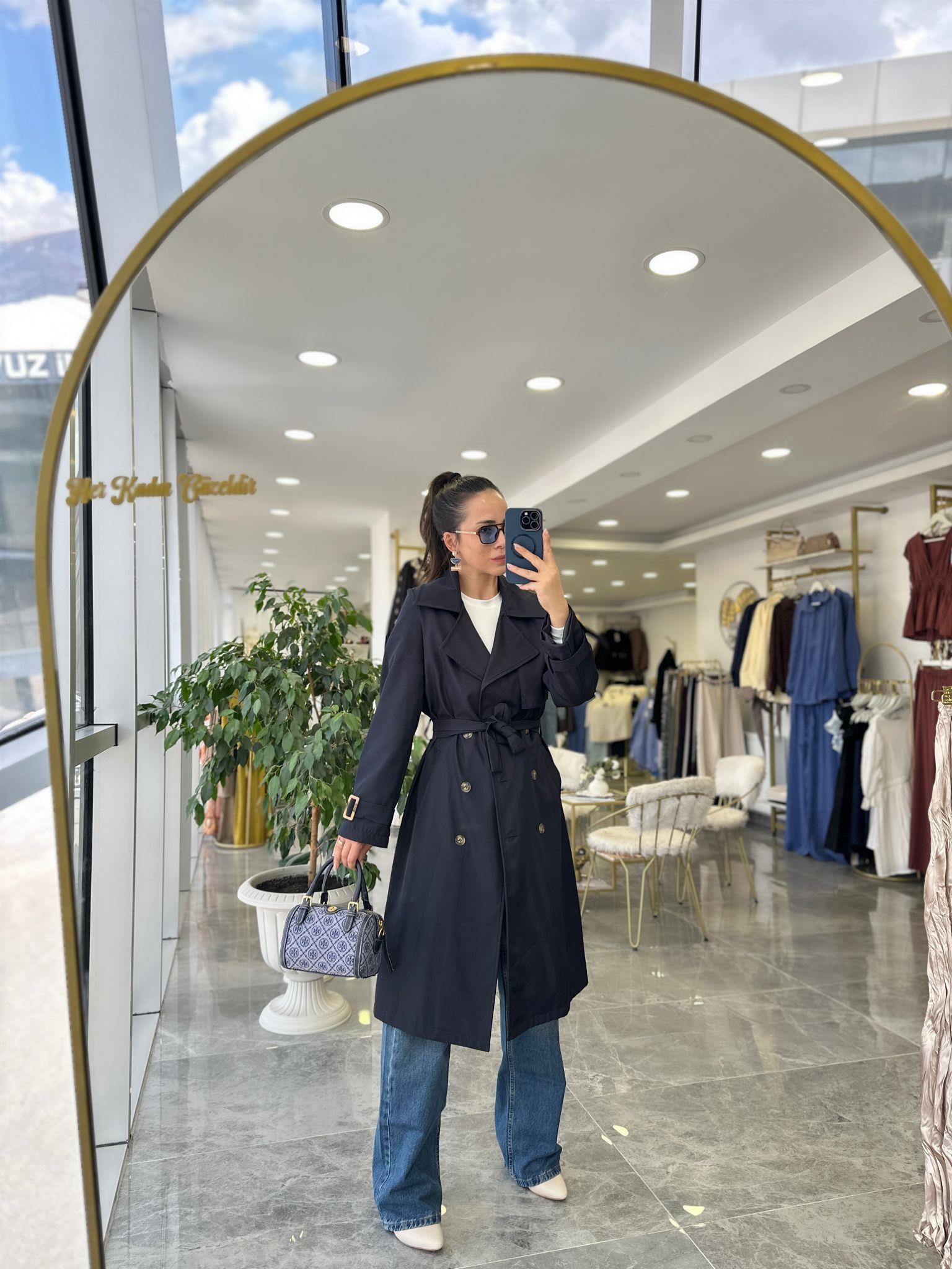 TRENÇKOTModa MTMidinytrnkçtt900Klasik Trençkot