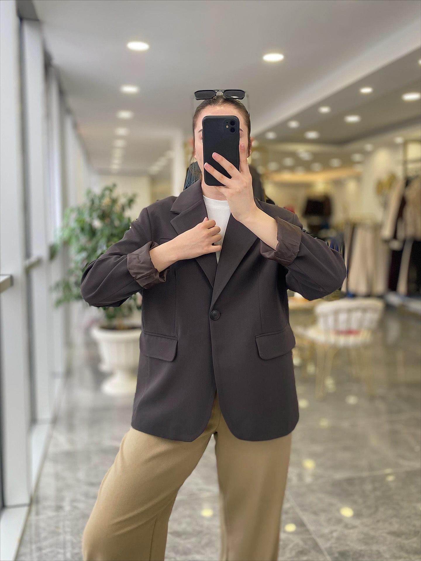 CEKETModa MTMSKLNMDLCKT6500Maskülen Acı Kahve Ceket