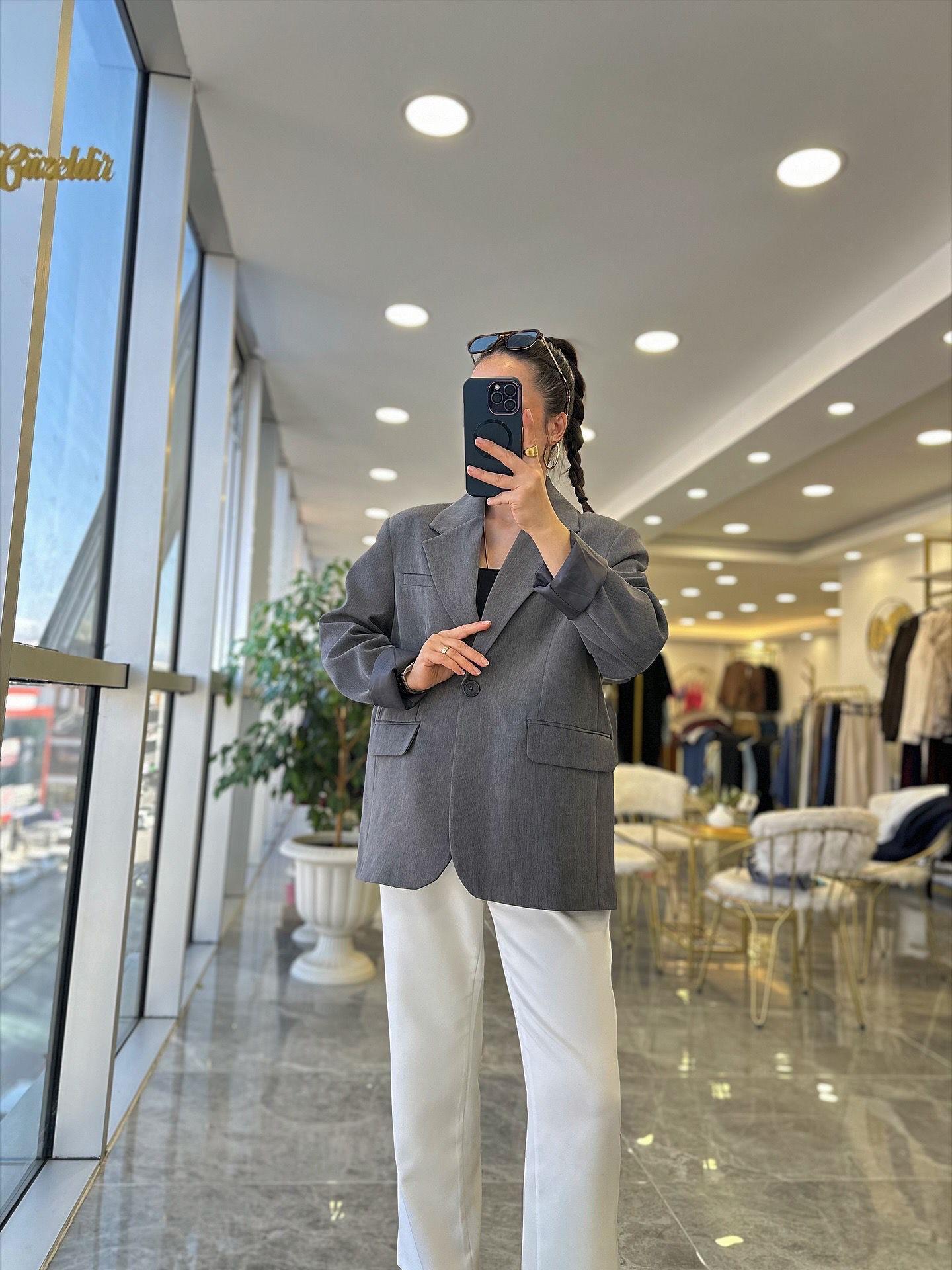 CEKETModa MTMSKLNMDLCKT650Maskülen Blazer Ceket