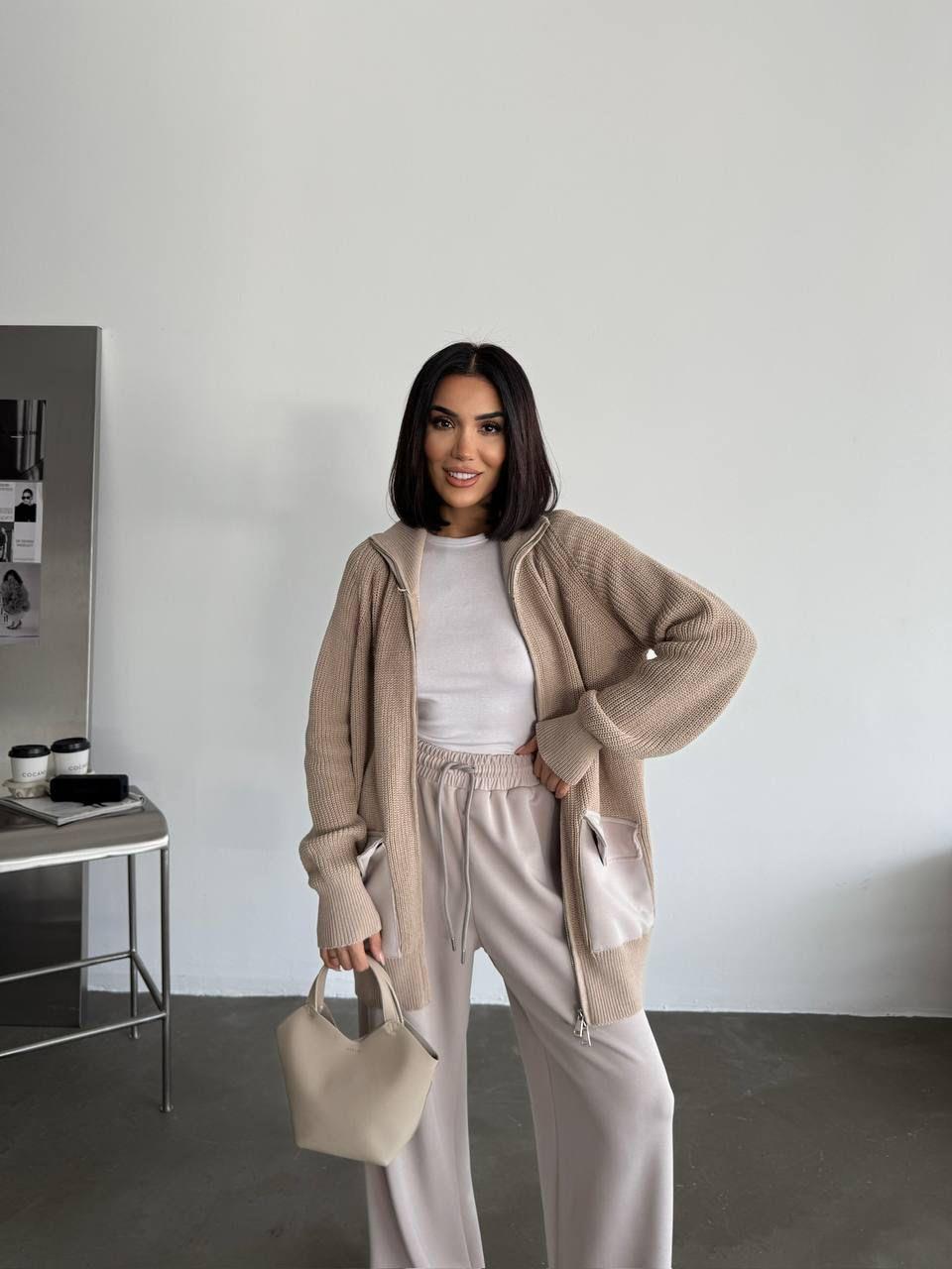 TAKIMModa MTPNTLNHRKTKM01Pantolon Hırka Takım