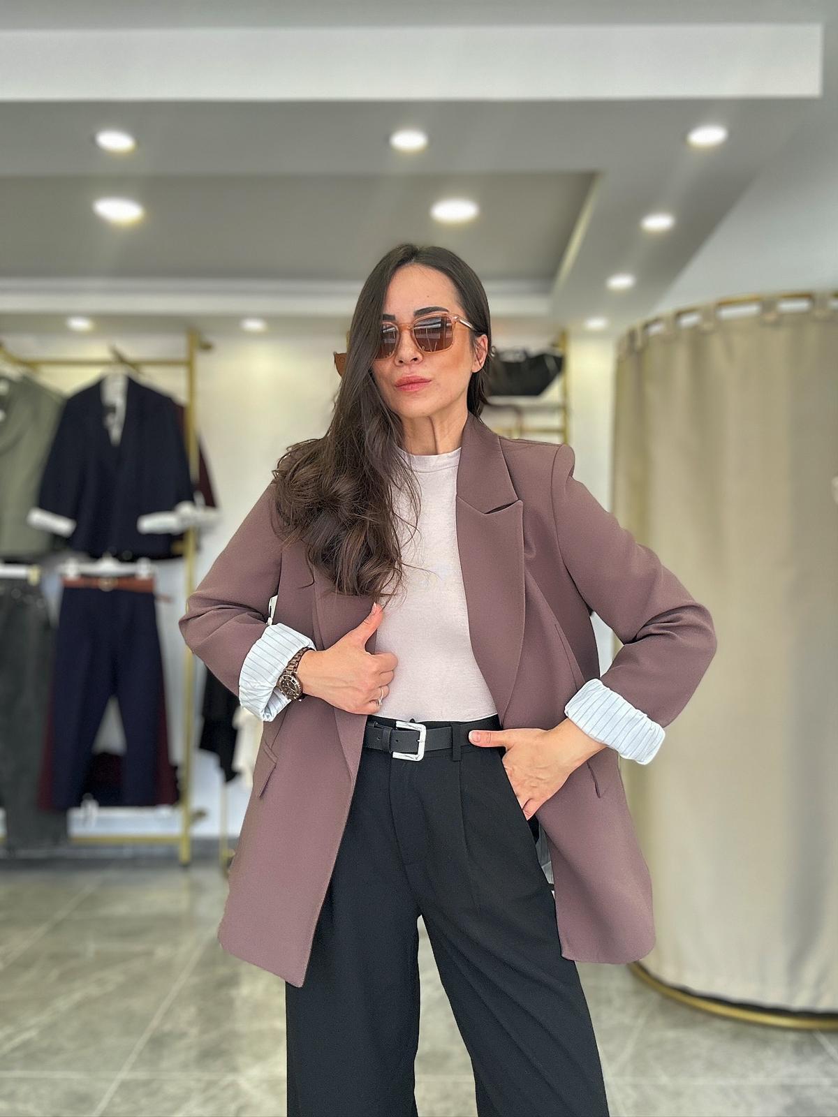 CEKETModa MTŞLYKBLZRCKTŞal Yaka Blazer Ceket