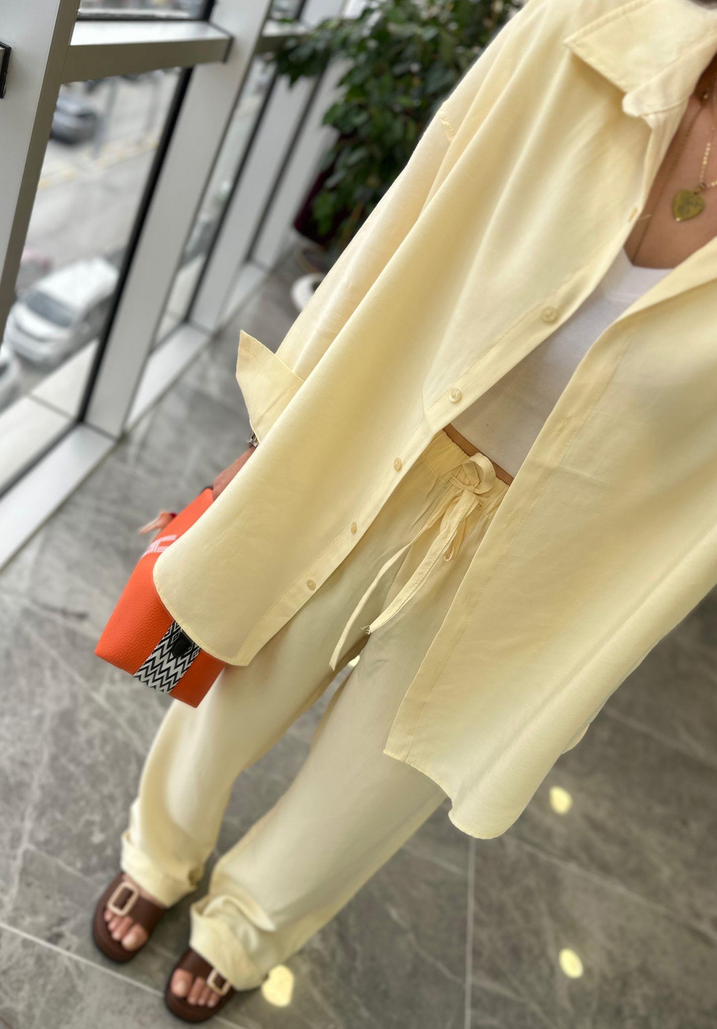 TAKIMModa MTPNTLNGMLKTKM900Tensel Pantolon Gömlek Takım