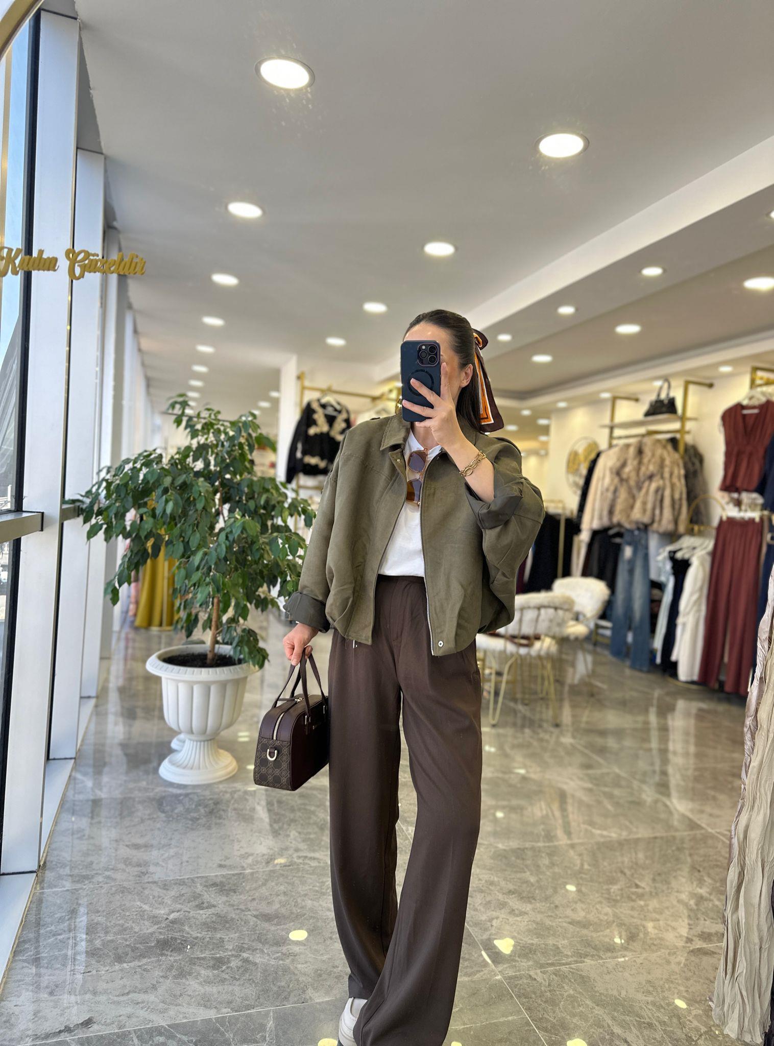 CEKETModa MTNBKBMBRCKTZR Model Bomber Ceket