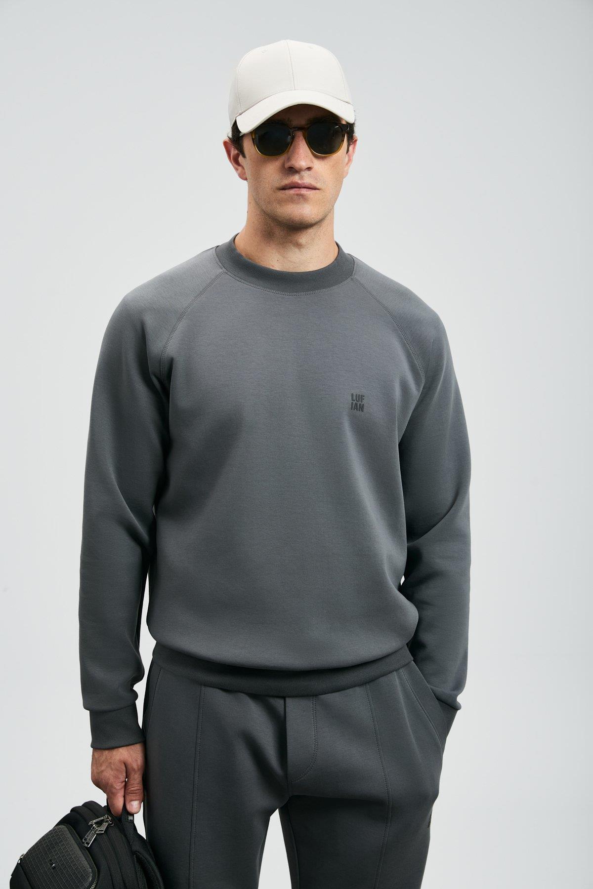 Grant Erkek Sweatshirt Koyu Gri