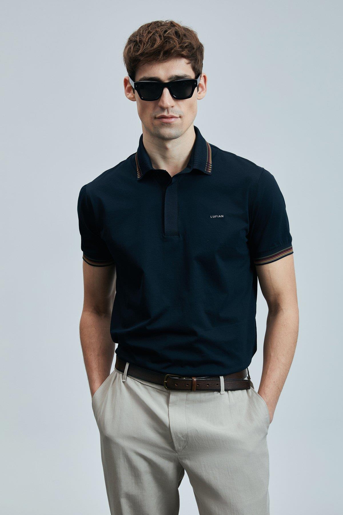Marcus Modern Grafik T- Shirt Siyah