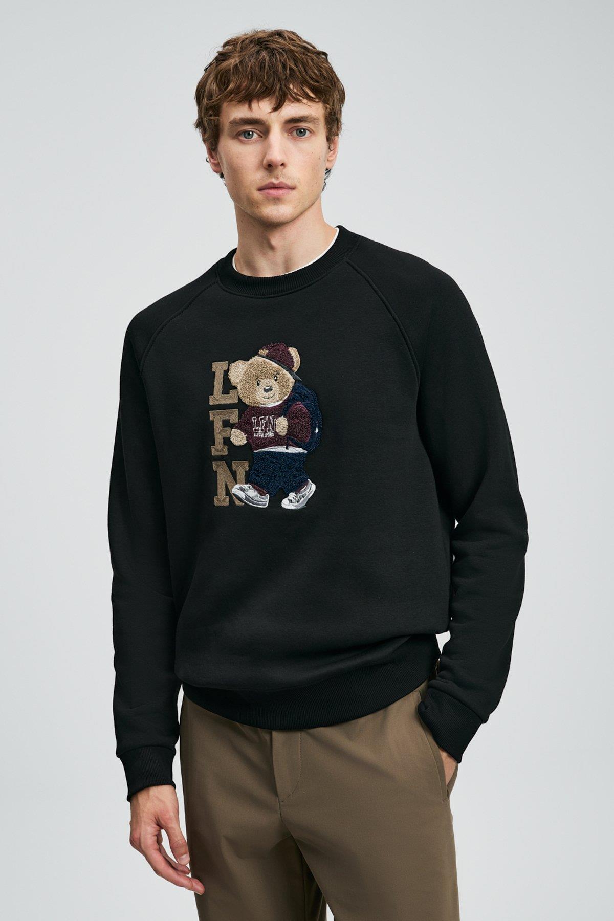 Storm Erkek Sweatshirt Siyah