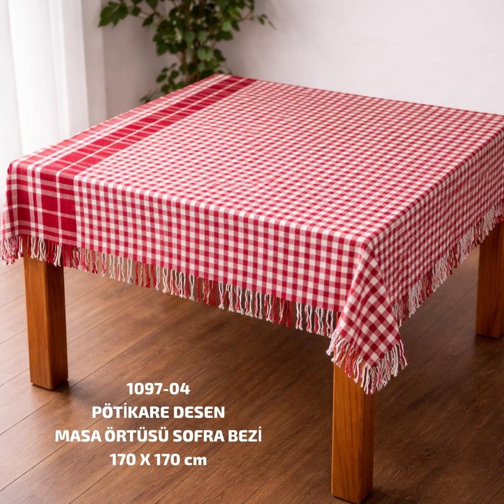Masa Örtüsü Sofra Bezi Potikare Desen