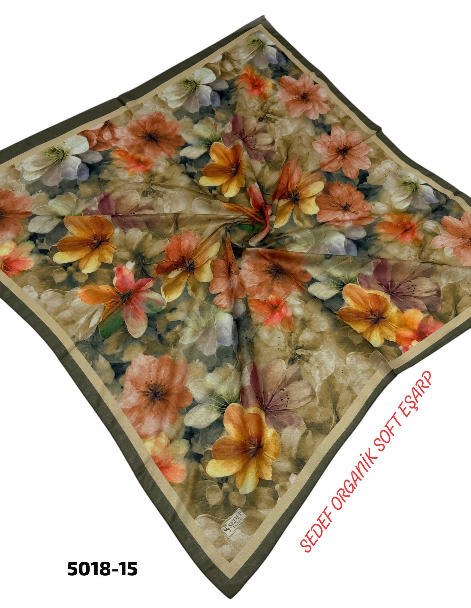 Sedef Organik Soft Eşarp