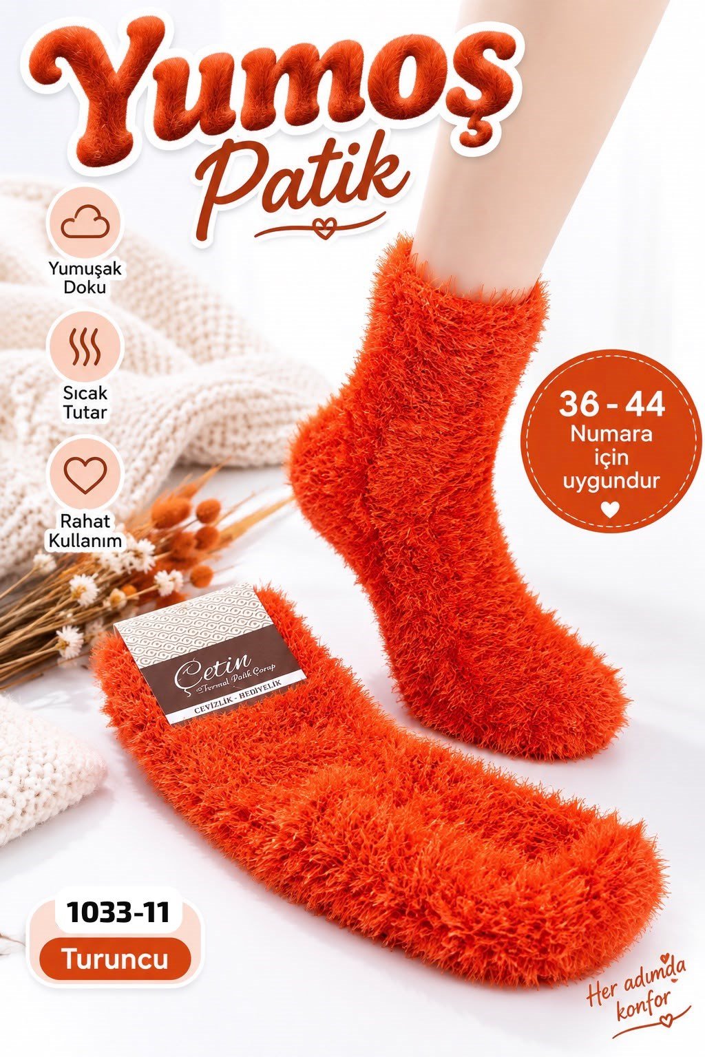 Yumoş Patik Çorap