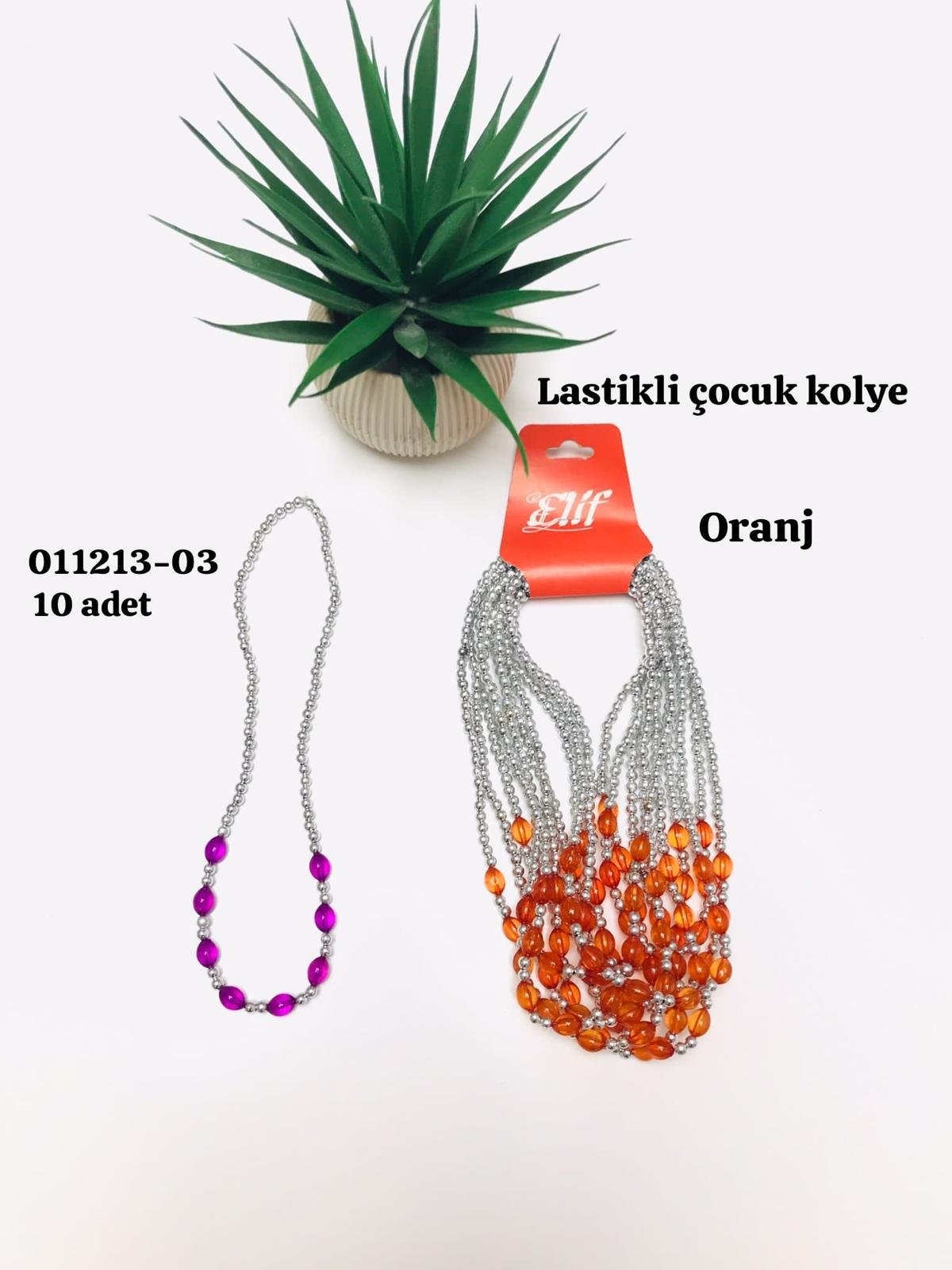 011213 Lastikli Çocuk Kolye