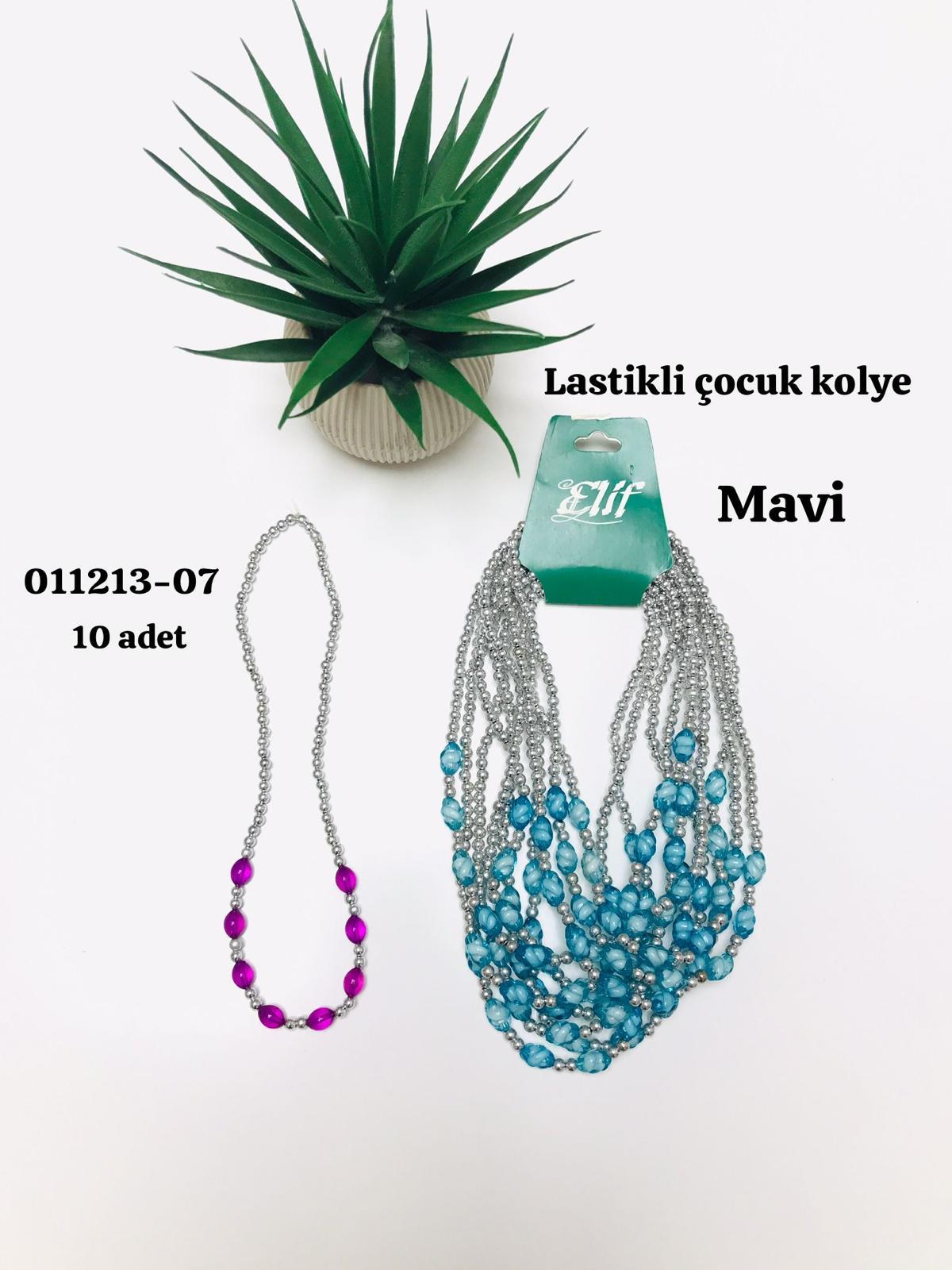 011213 Lastikli Çocuk Kolye