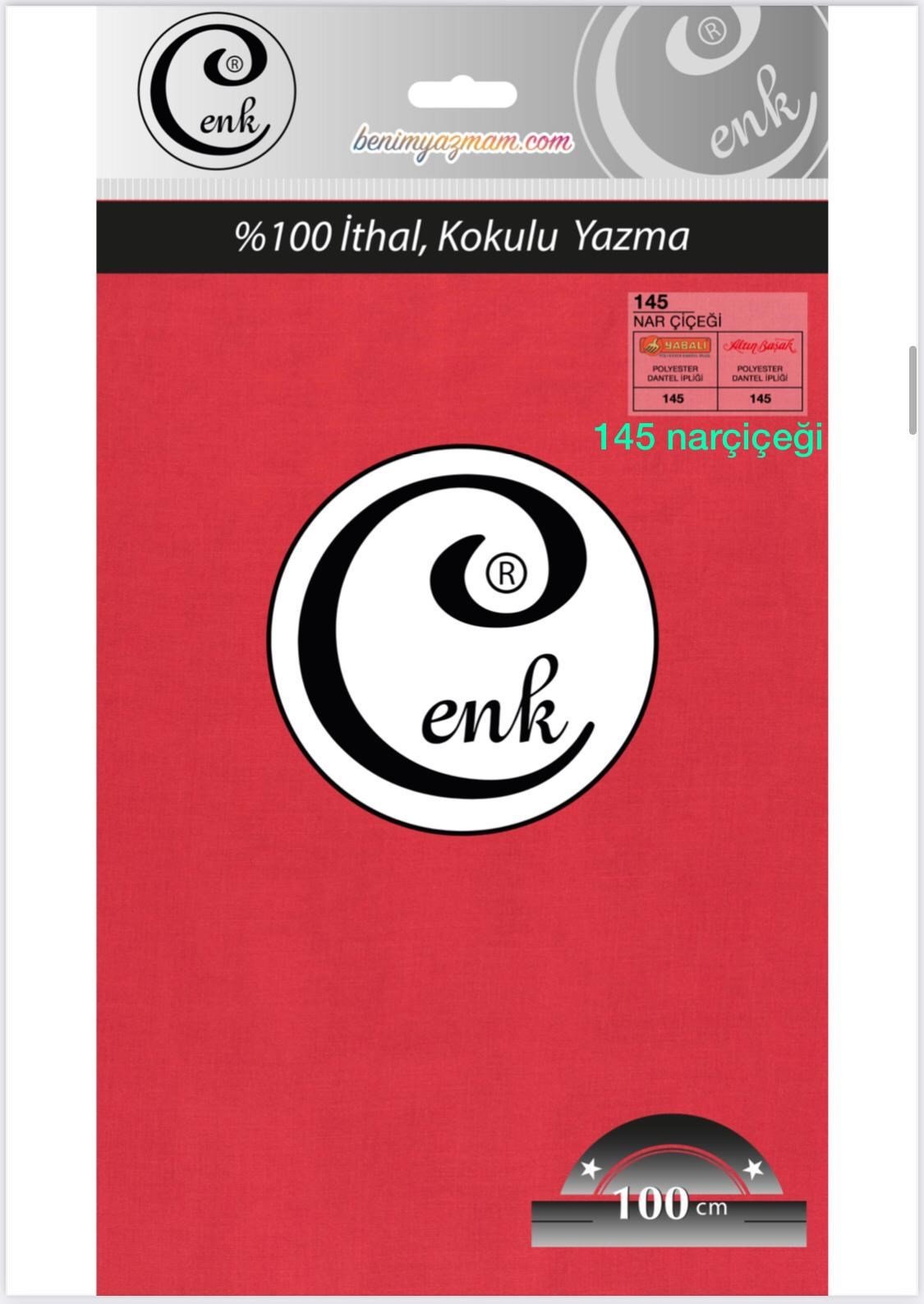 3001 Cenk 100 Cm Düz Poşetli Yazma