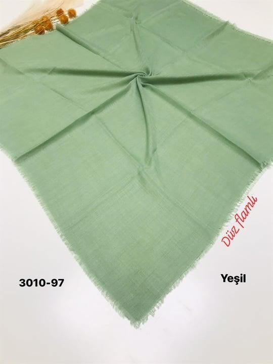 3010 Düz Flamlı Eşarp