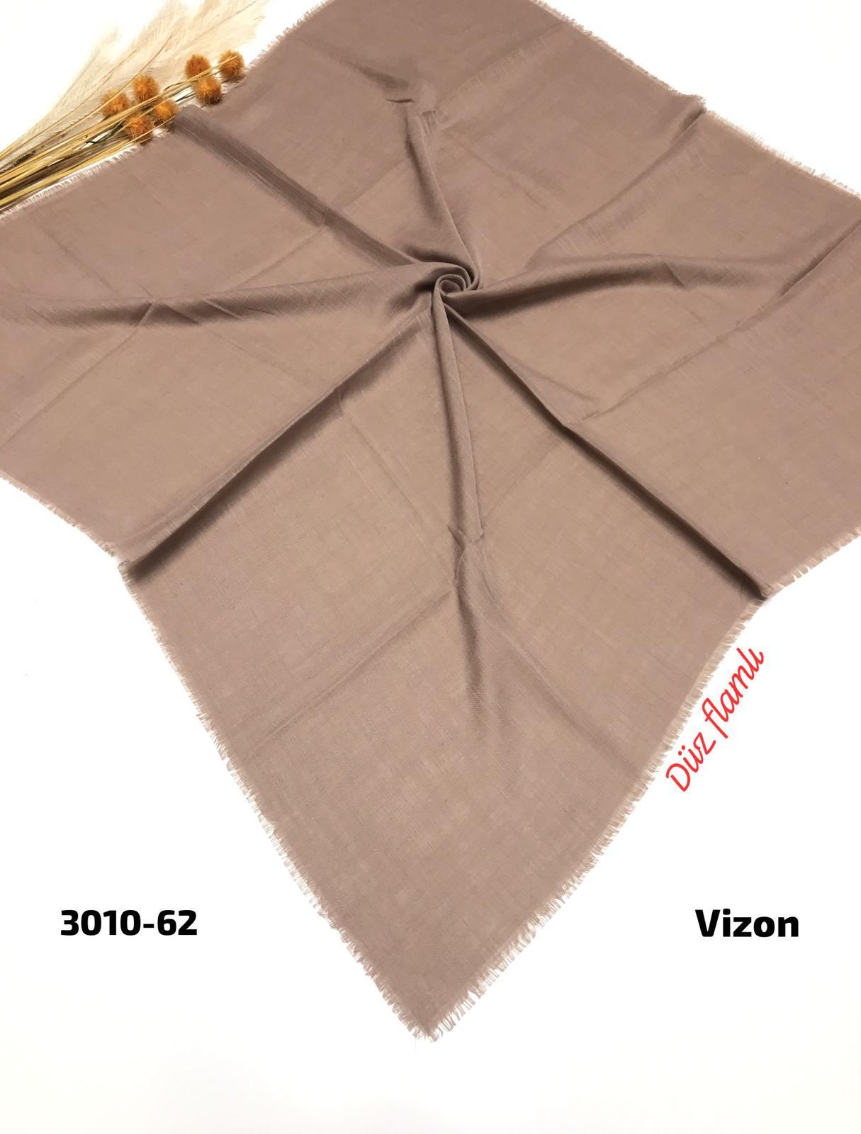 3010 Düz Flamlı Eşarp