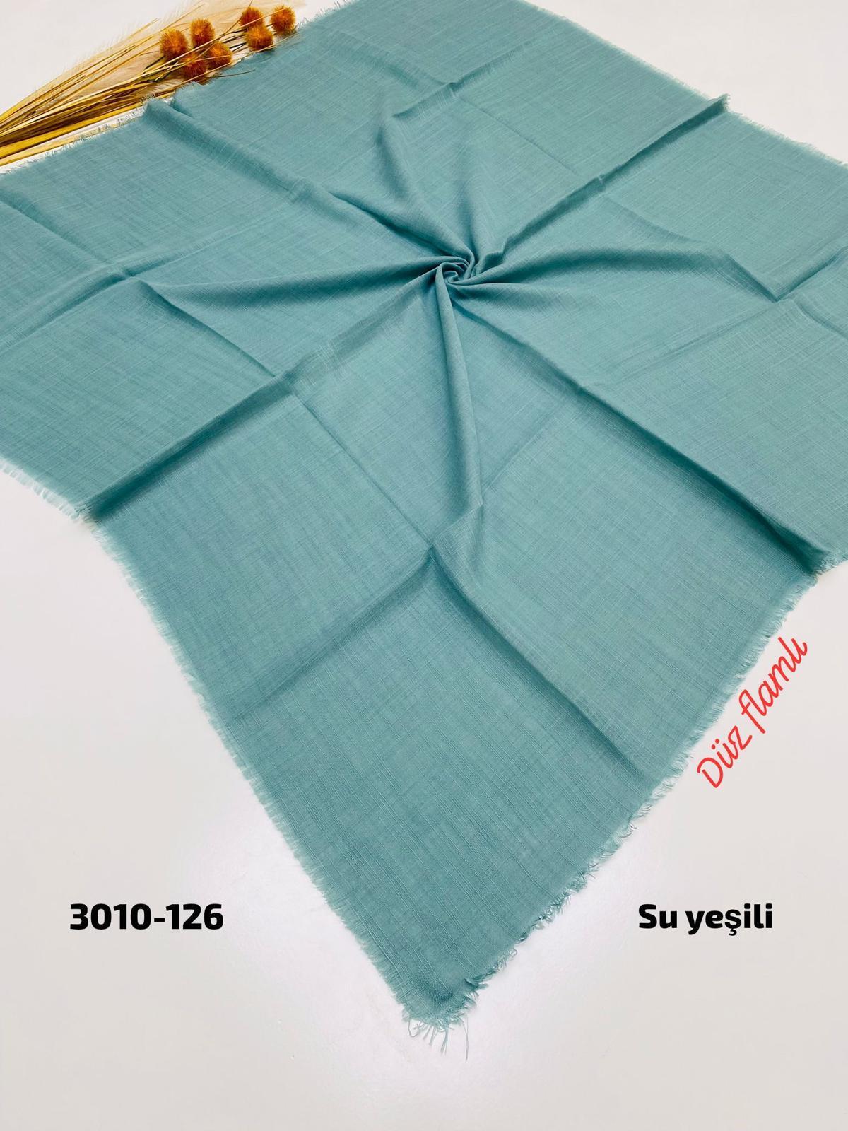 3010 Düz Flamlı Eşarp