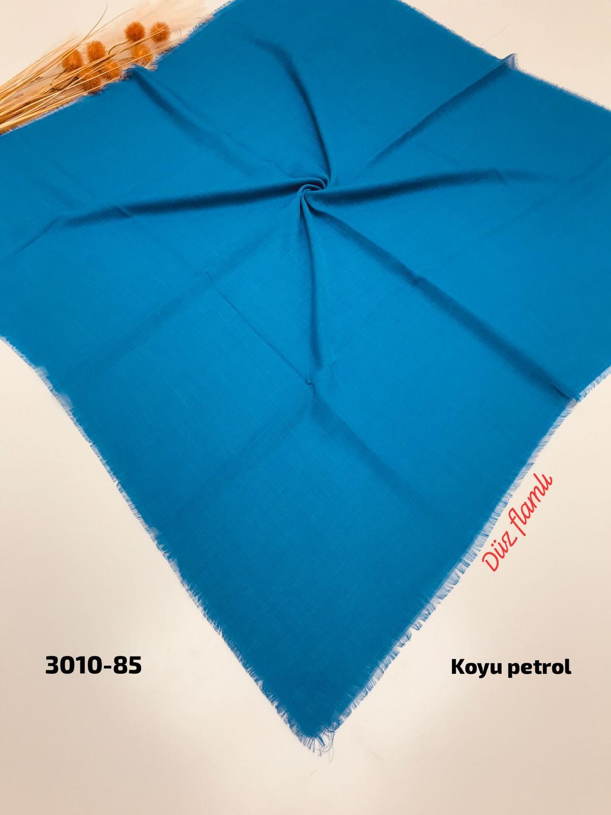 3010 Düz Flamlı Eşarp