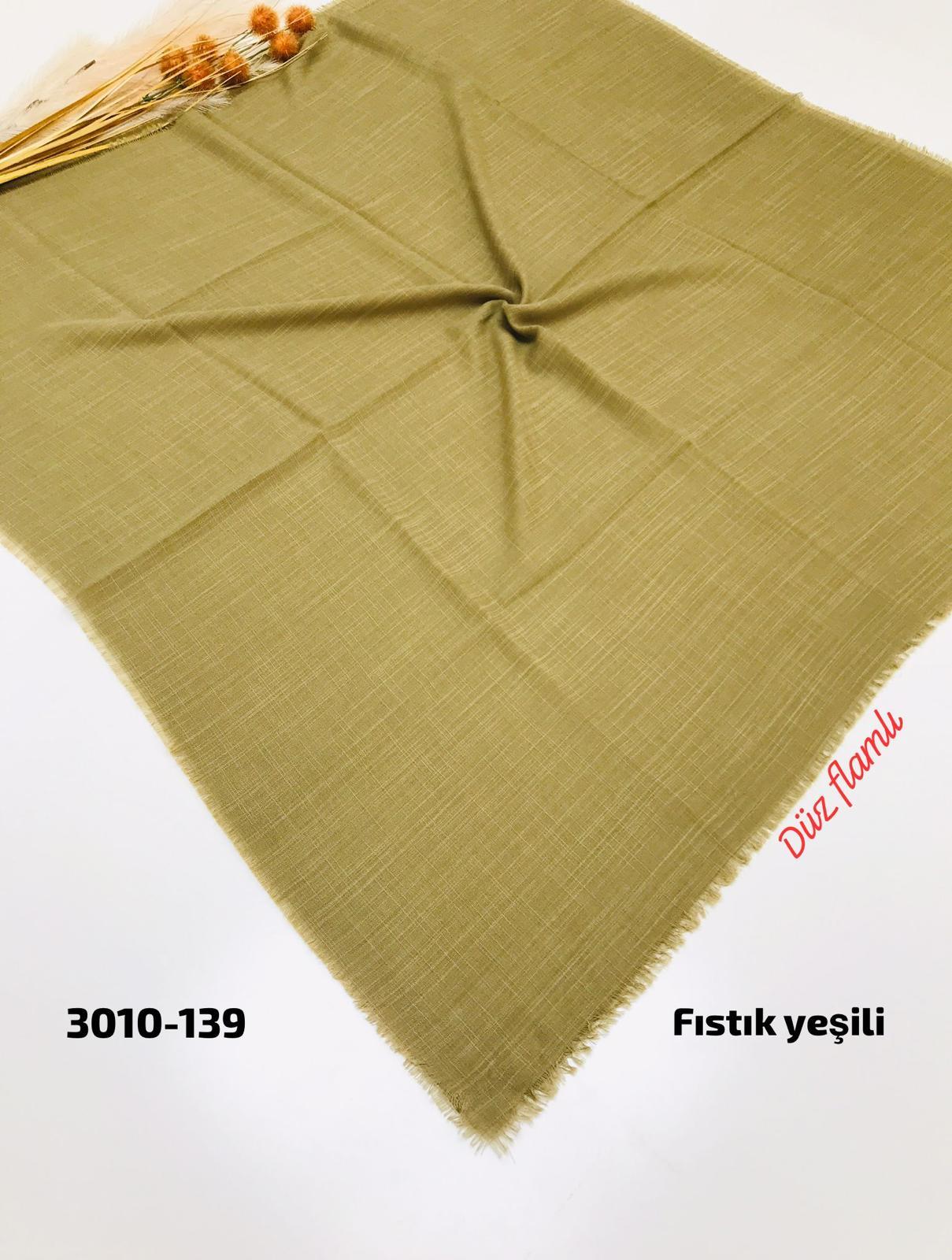 3010 Düz Flamlı Eşarp