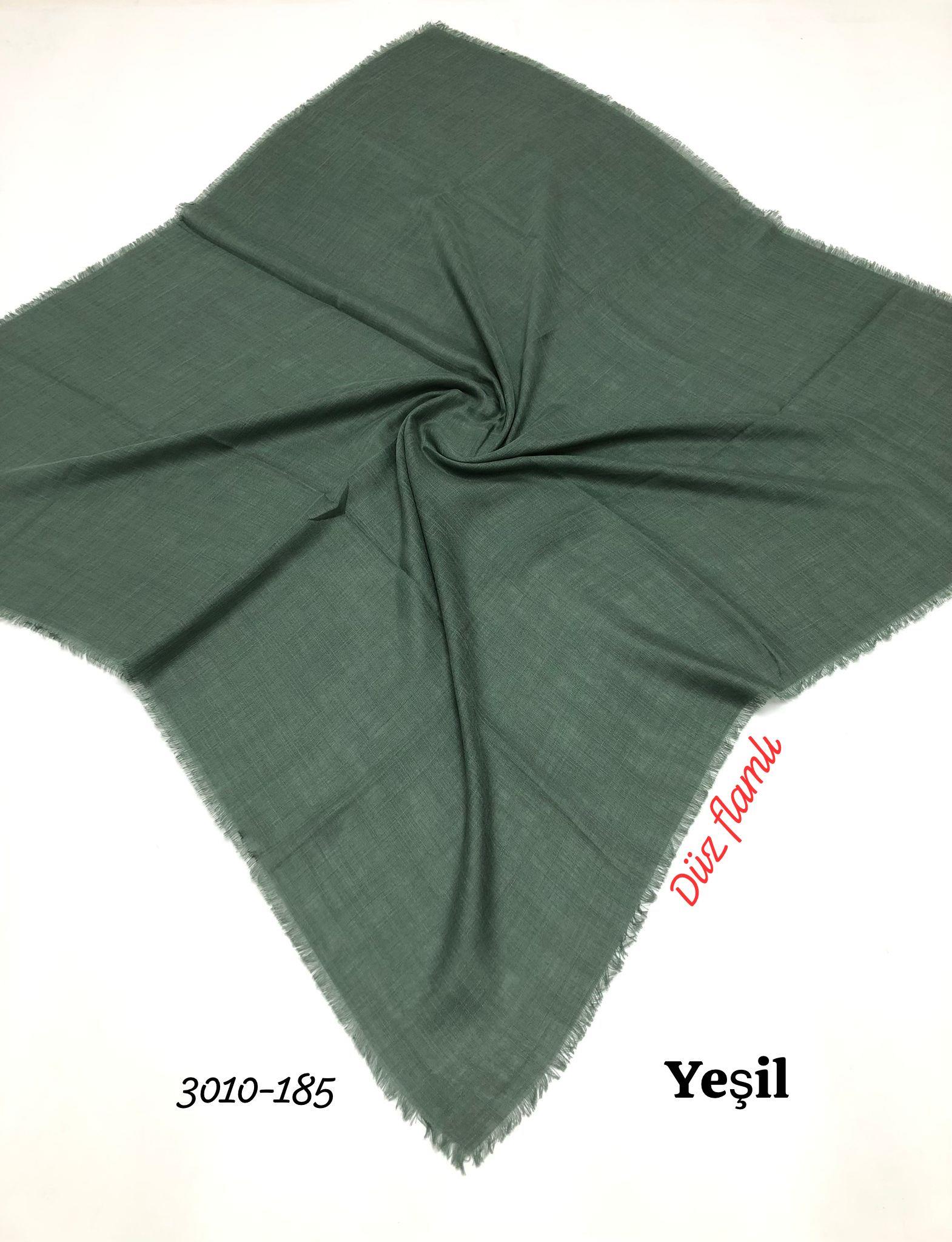 3010 Düz Flamlı Eşarp