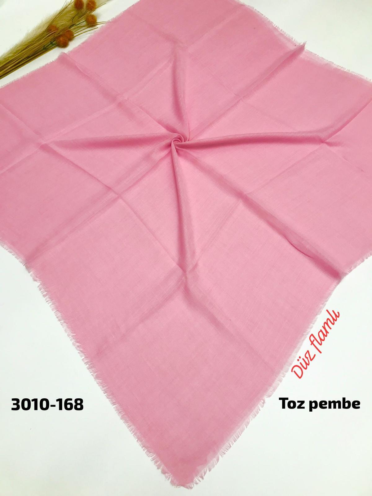 3010 Düz Flamlı Eşarp