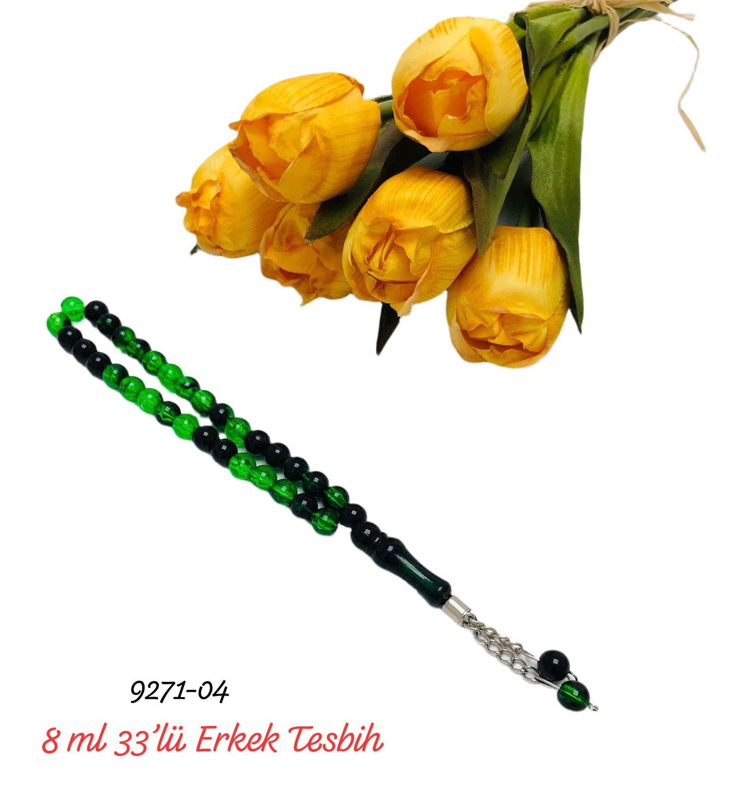 9271 Tekli 8'mm 33'lü Erkek Tesbihi