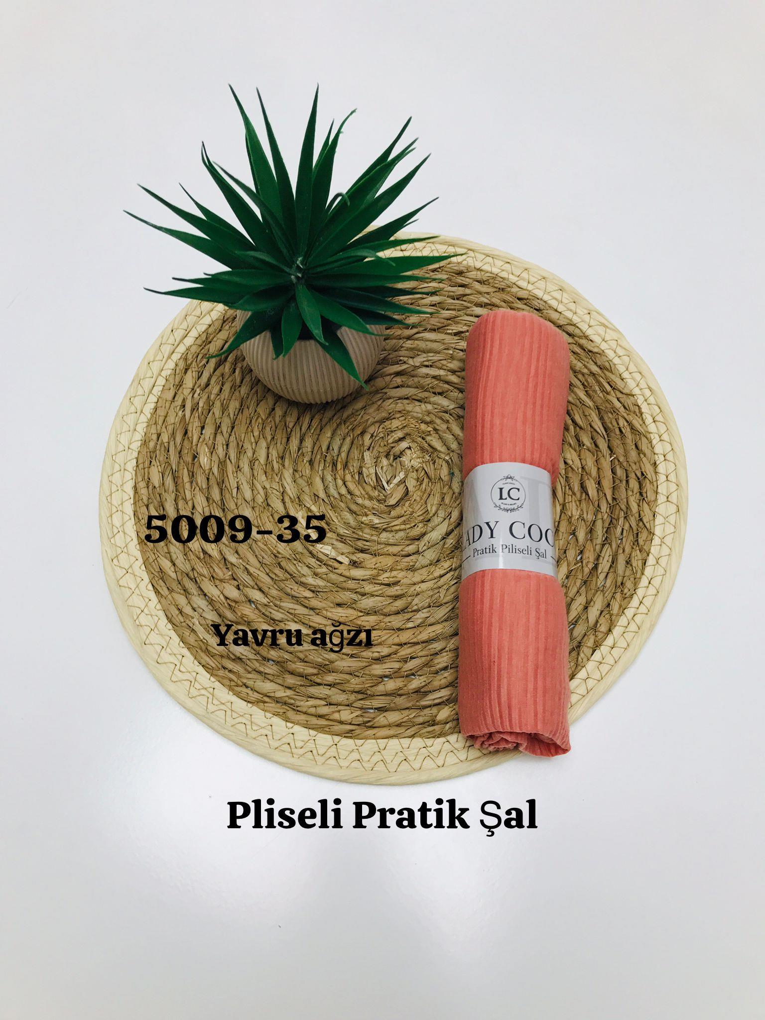 5009 Pliseli Pratik Şal