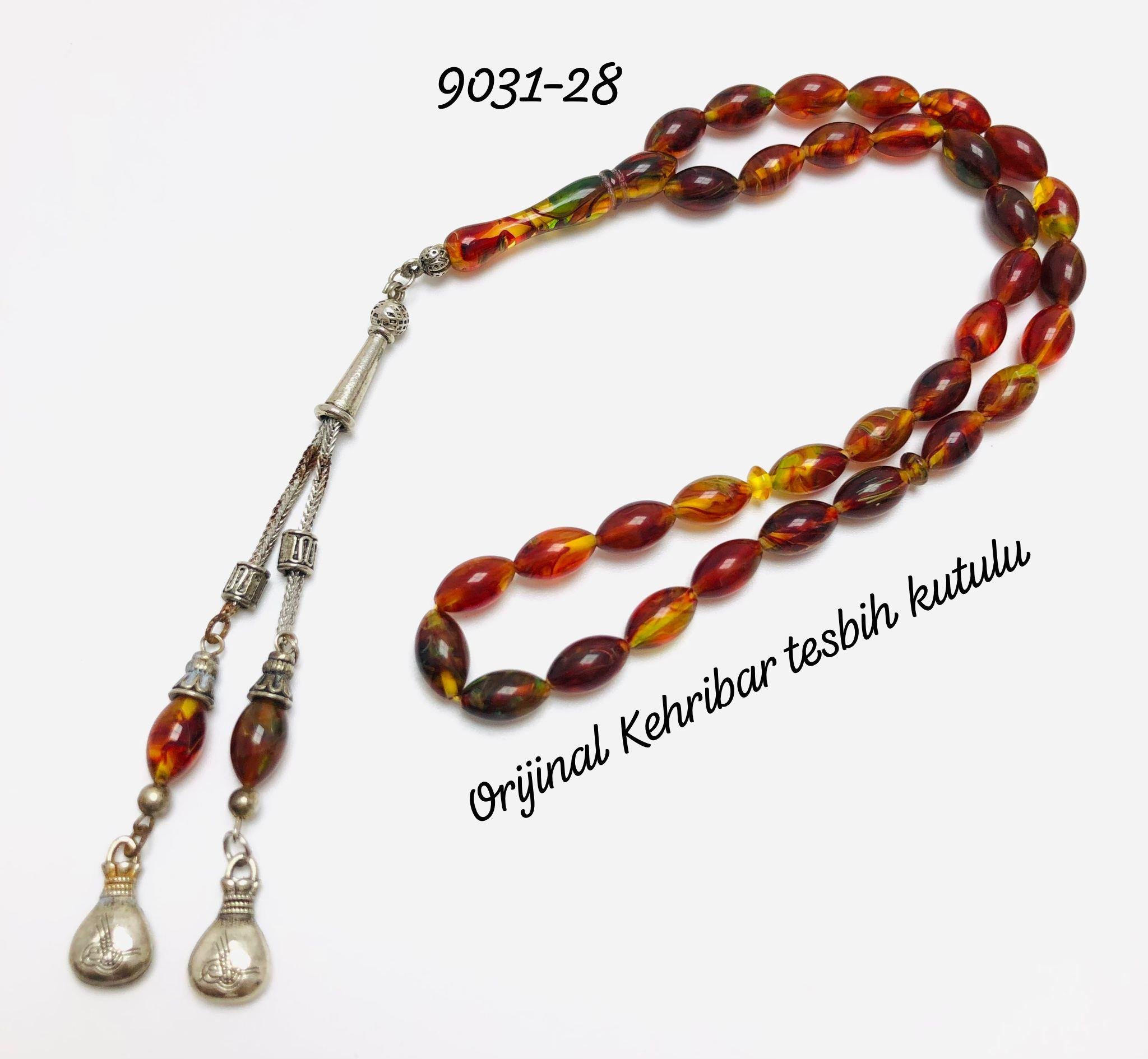 9031 Orjinal Kehribar Tesbih