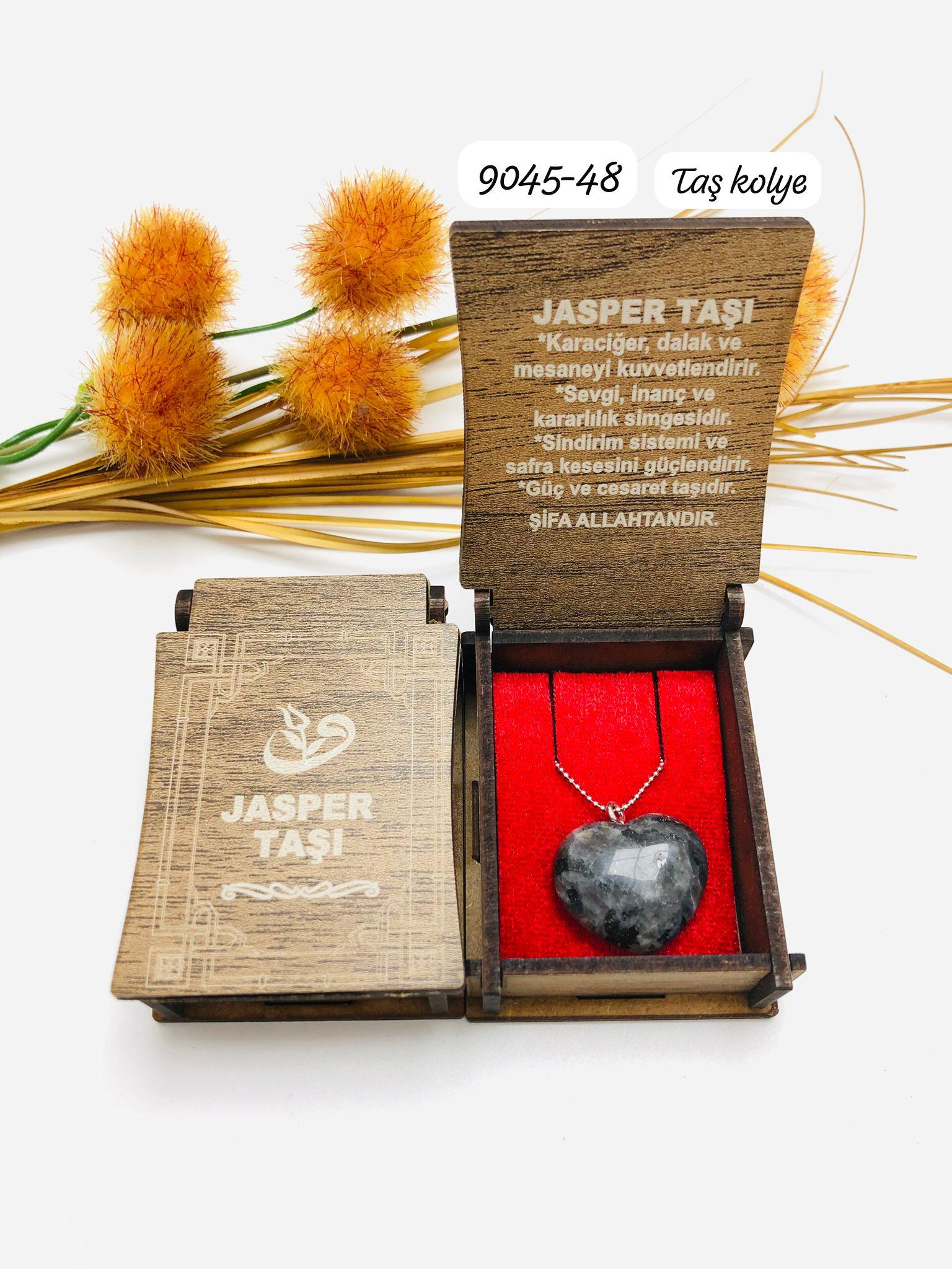 9045 Kutulu Taş Kolye