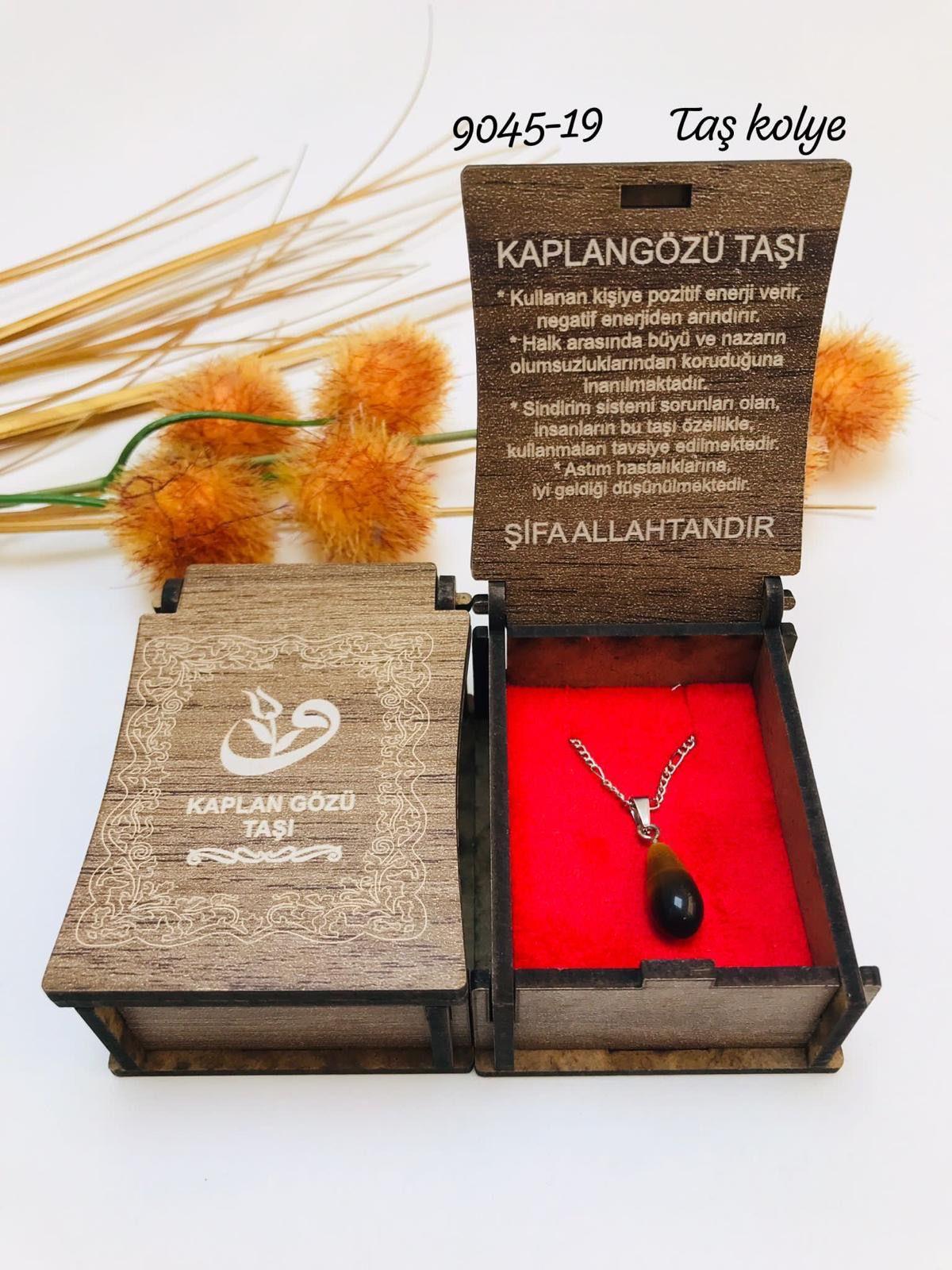 9045 Kutulu Taş Kolye