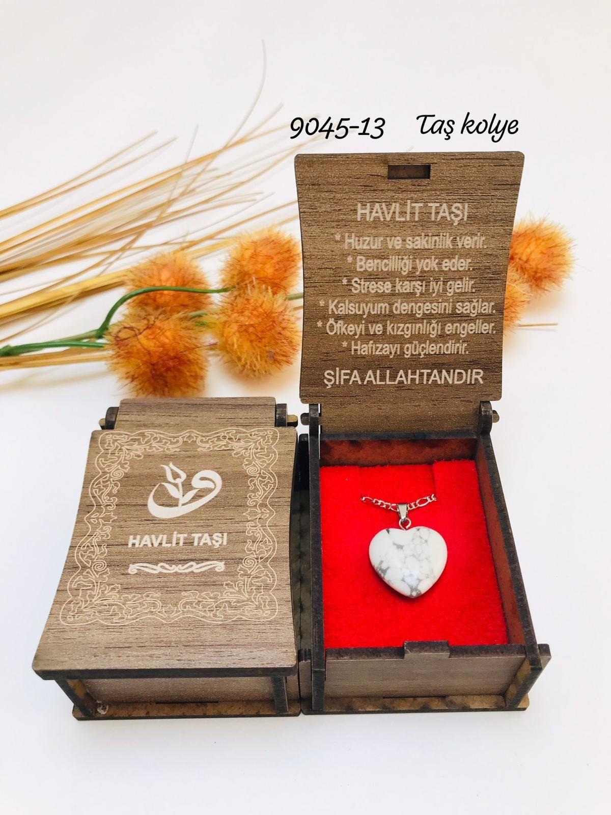 9045 Kutulu Taş Kolye
