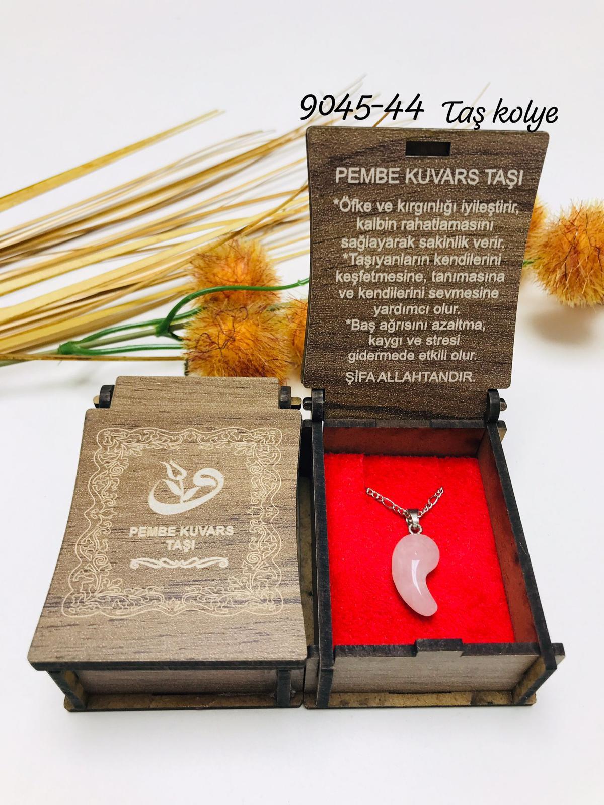 9045 Kutulu Taş Kolye