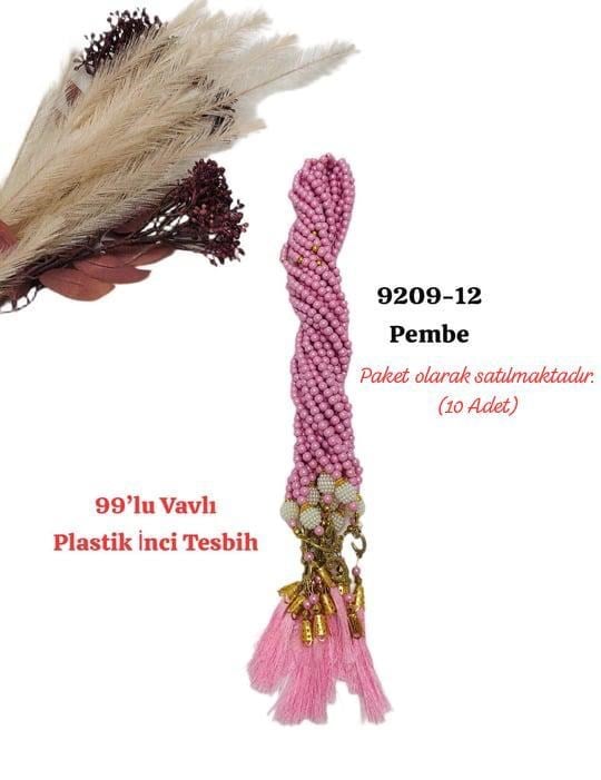 9209 99'lu Vavlı Plastik Tesbih