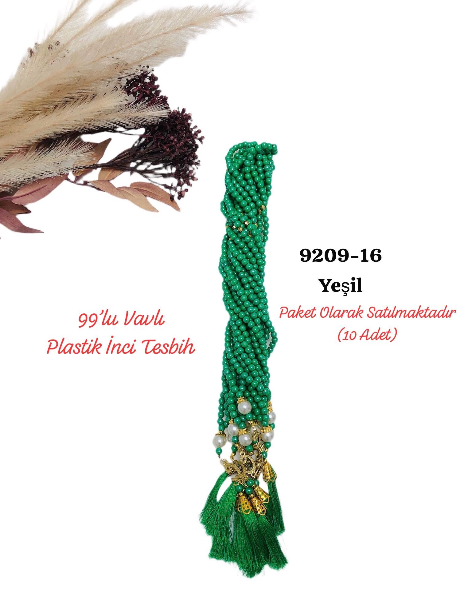 9209 99'lu Vavlı Plastik Tesbih