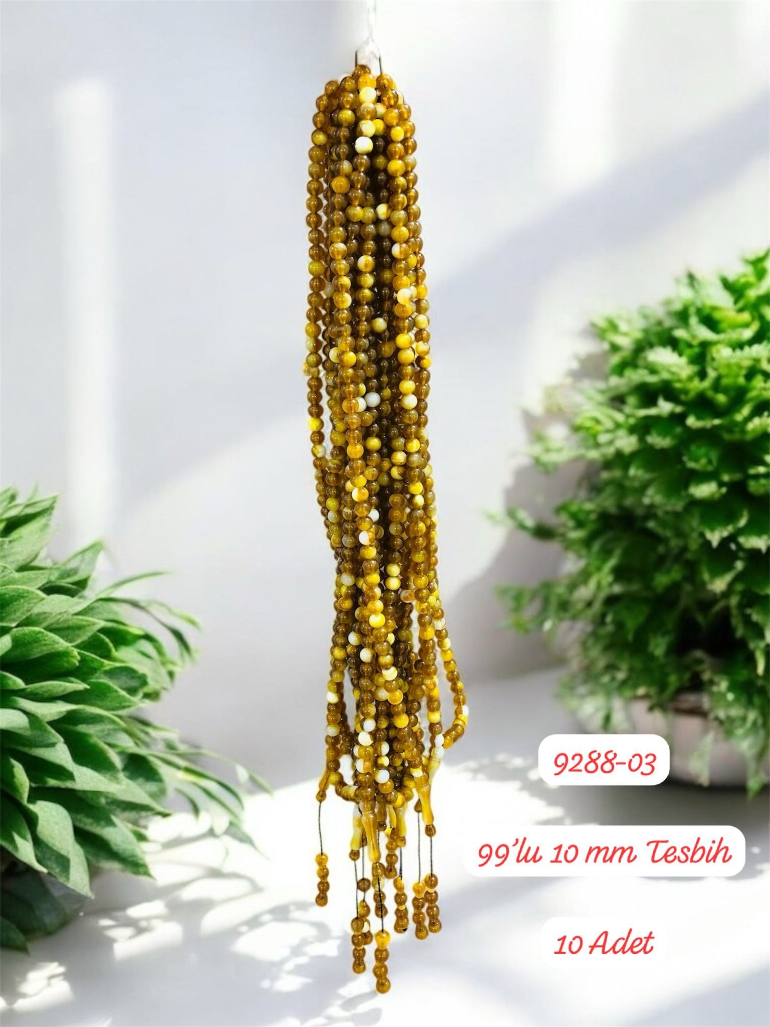 9288 99'lu 10mm Tesbih Lüks