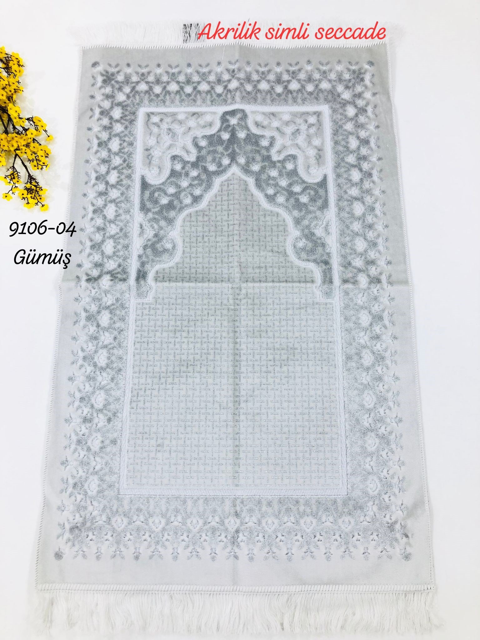 9106 Akrilik Simli Seccade