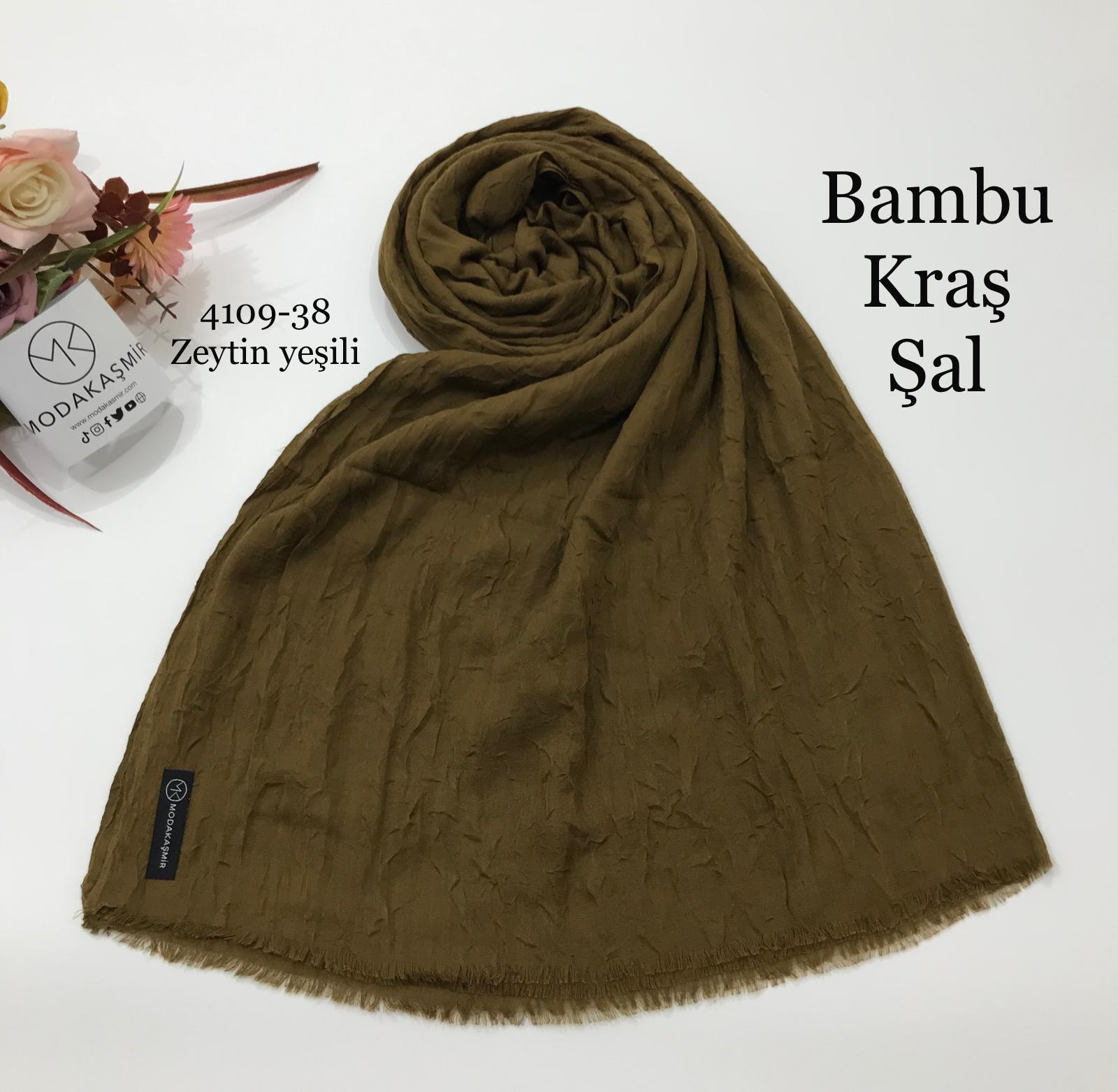 4109 Moda Kaşmir Bambu Kraş Şal