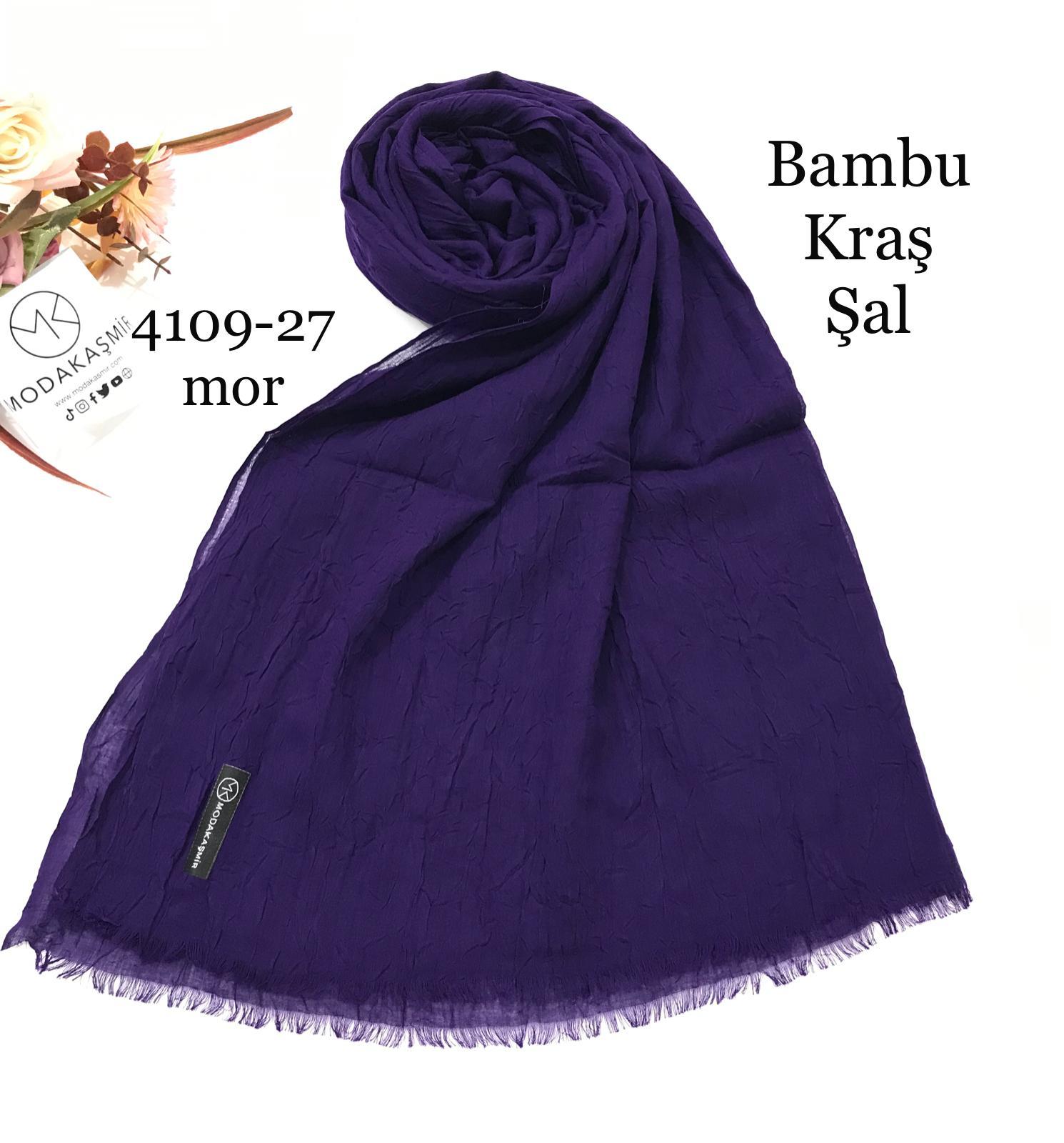 4109 Moda Kaşmir Bambu Kraş Şal