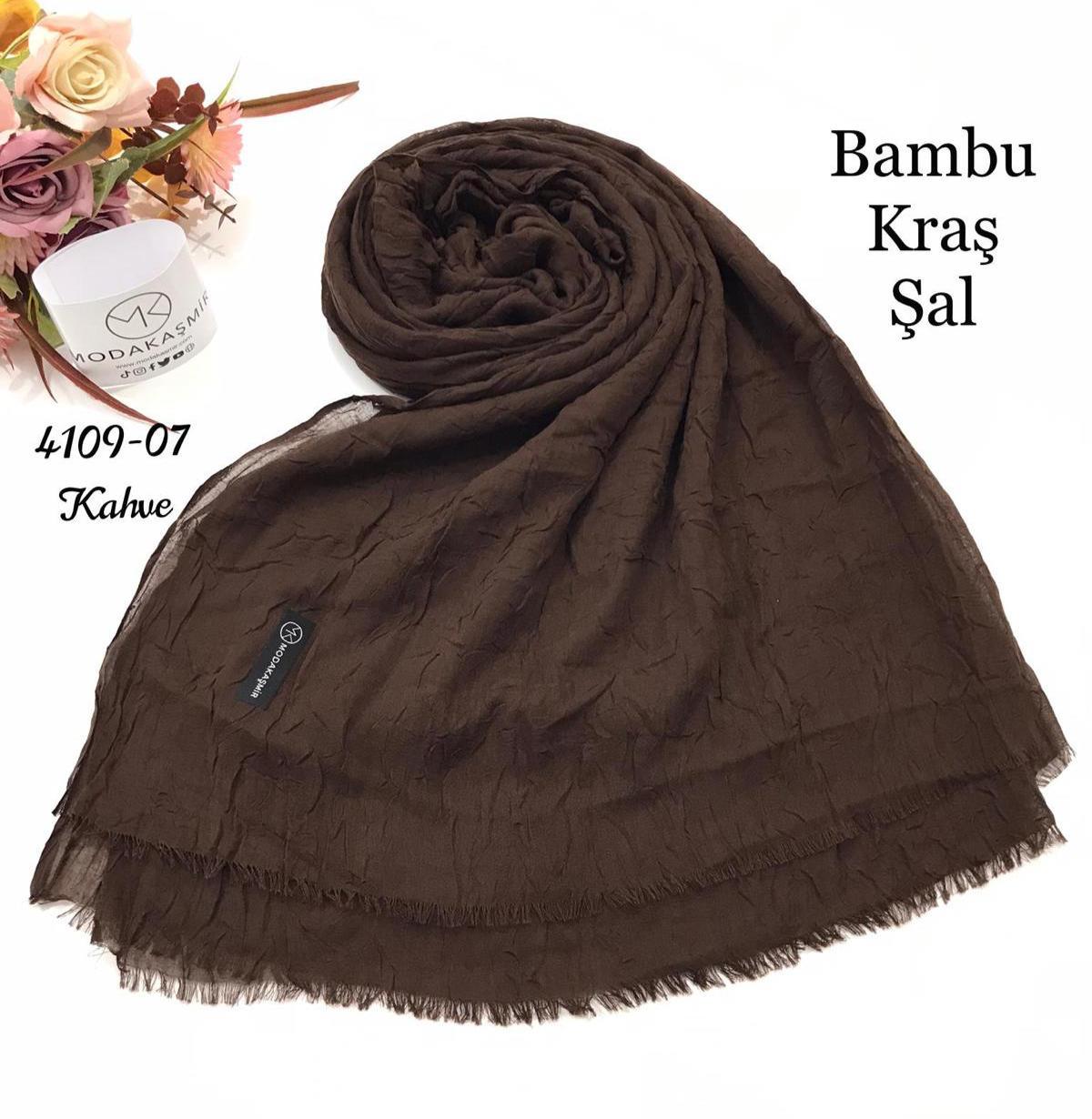 4109 Moda Kaşmir Bambu Kraş Şal