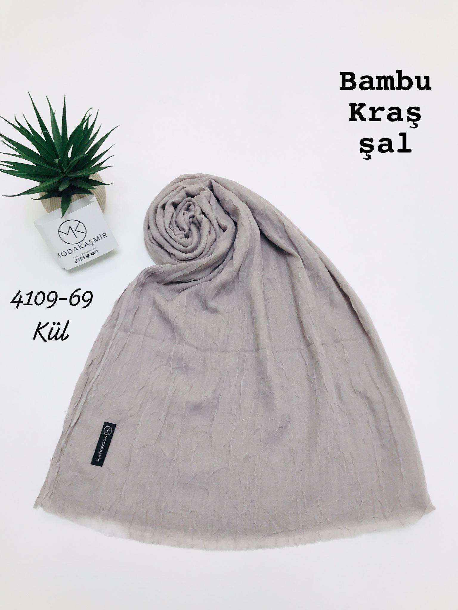 4109 Moda Kaşmir Bambu Kraş Şal