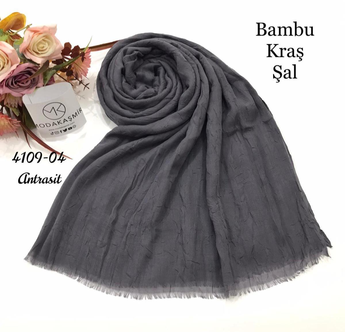 4109 Moda Kaşmir Bambu Kraş Şal