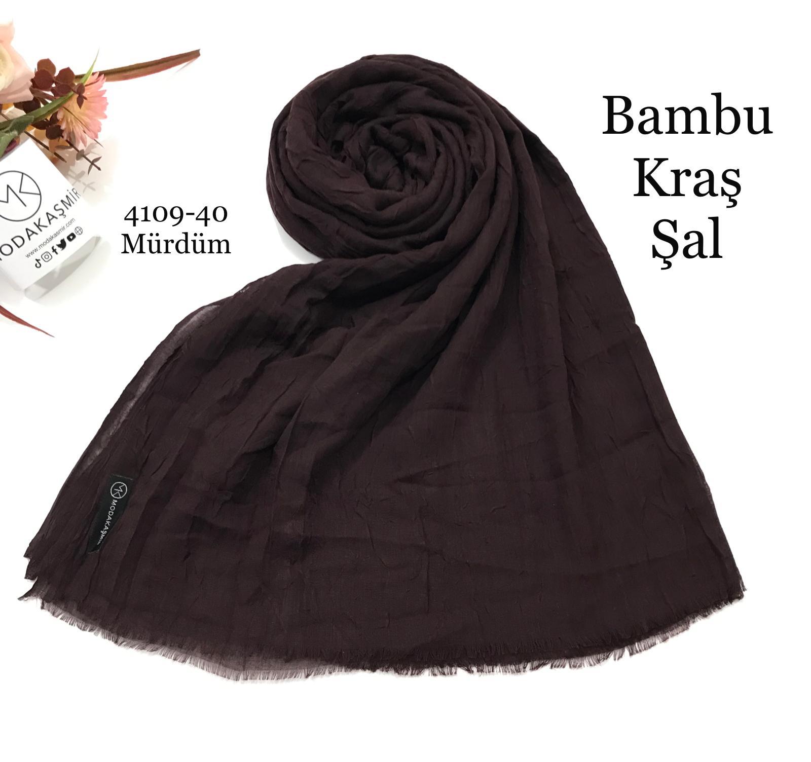 4109 Moda Kaşmir Bambu Kraş Şal