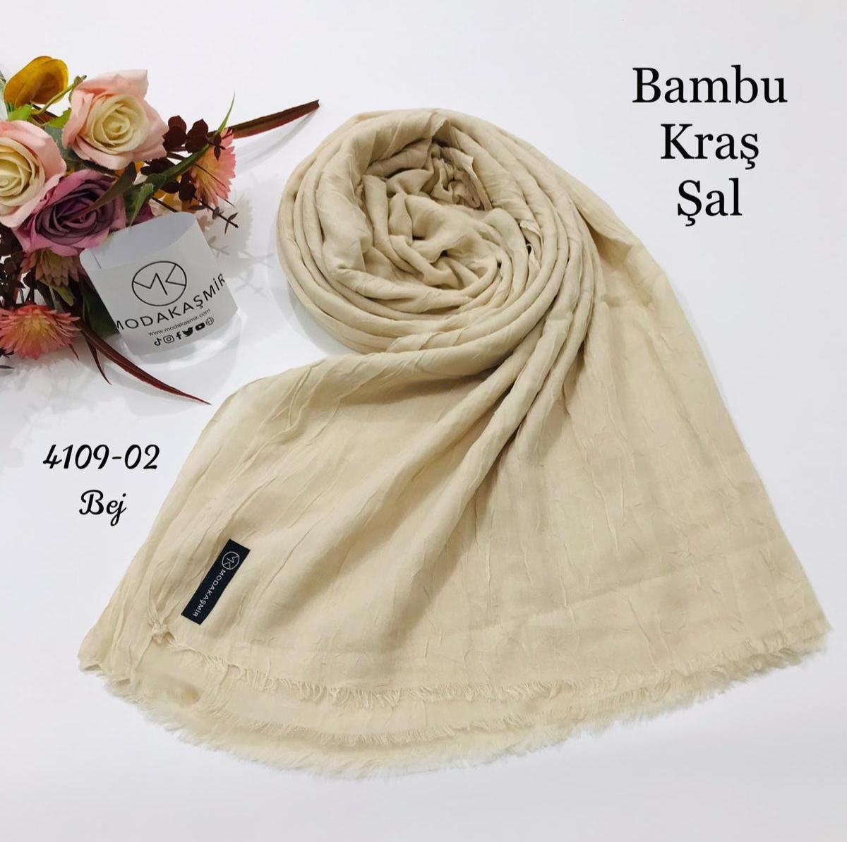 4109 Moda Kaşmir Bambu Kraş Şal