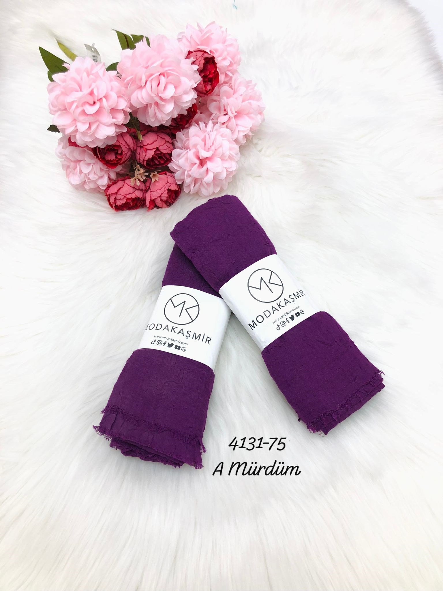 4131 Lüks Bambu Kraş Şal