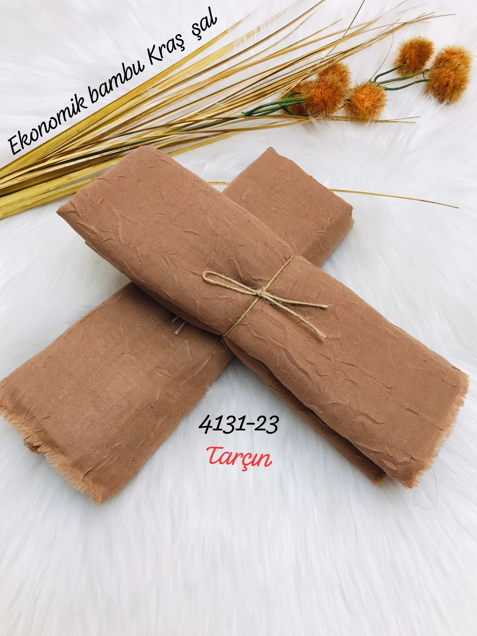 4131 Lüks Bambu Kraş Şal