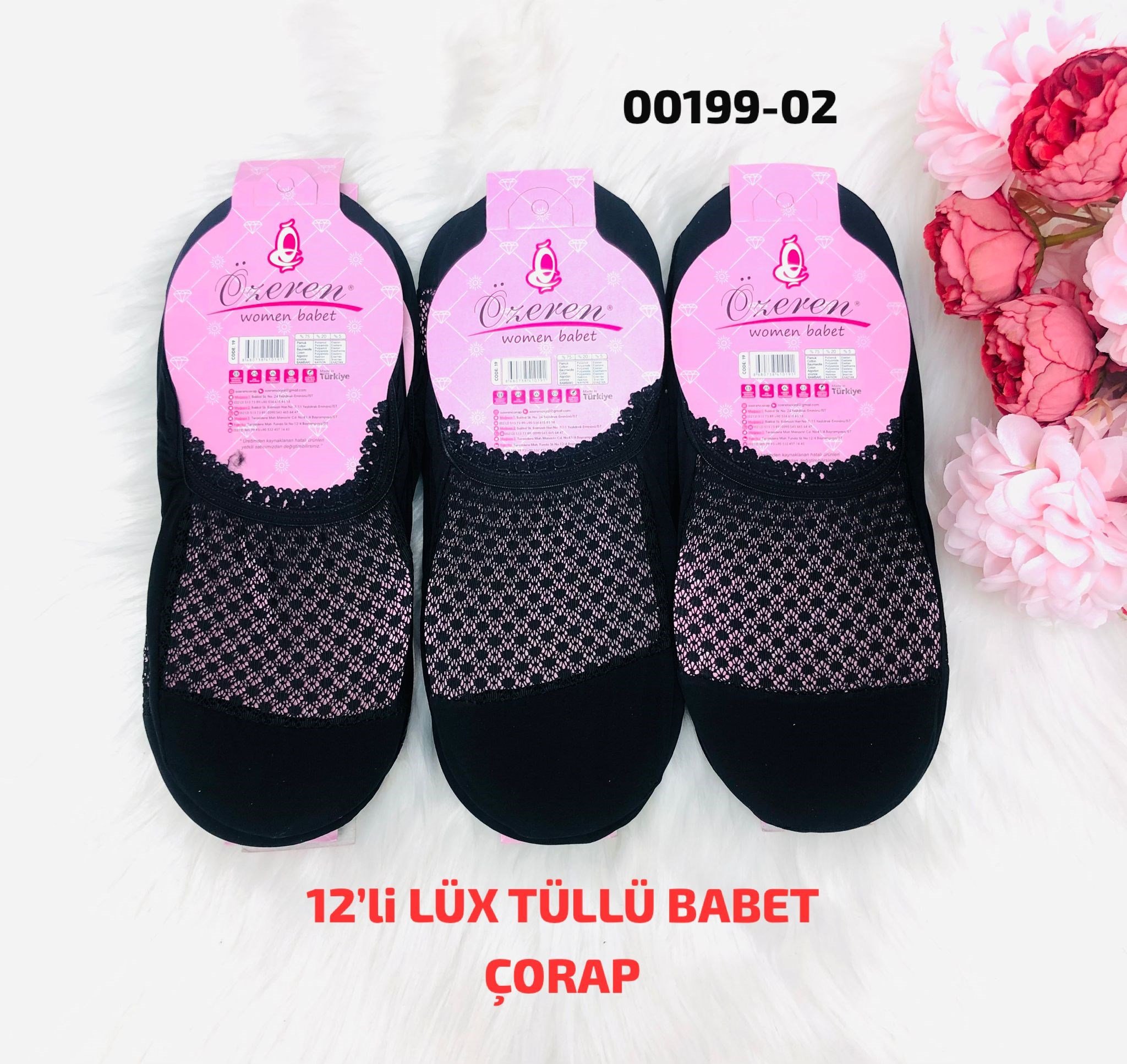Lüks Tüllü Babet Çorap