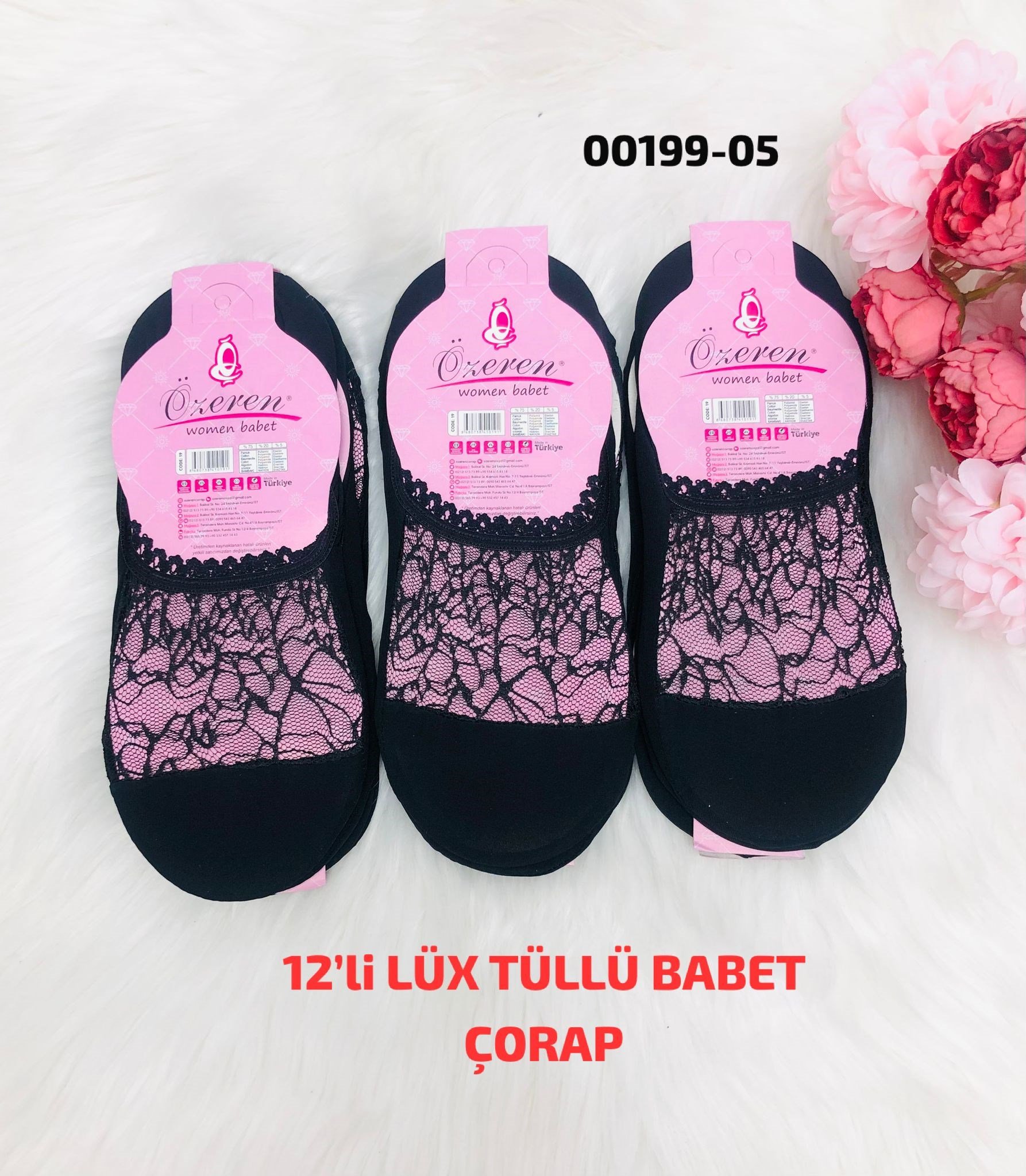 Lüks Tüllü Babet Çorap