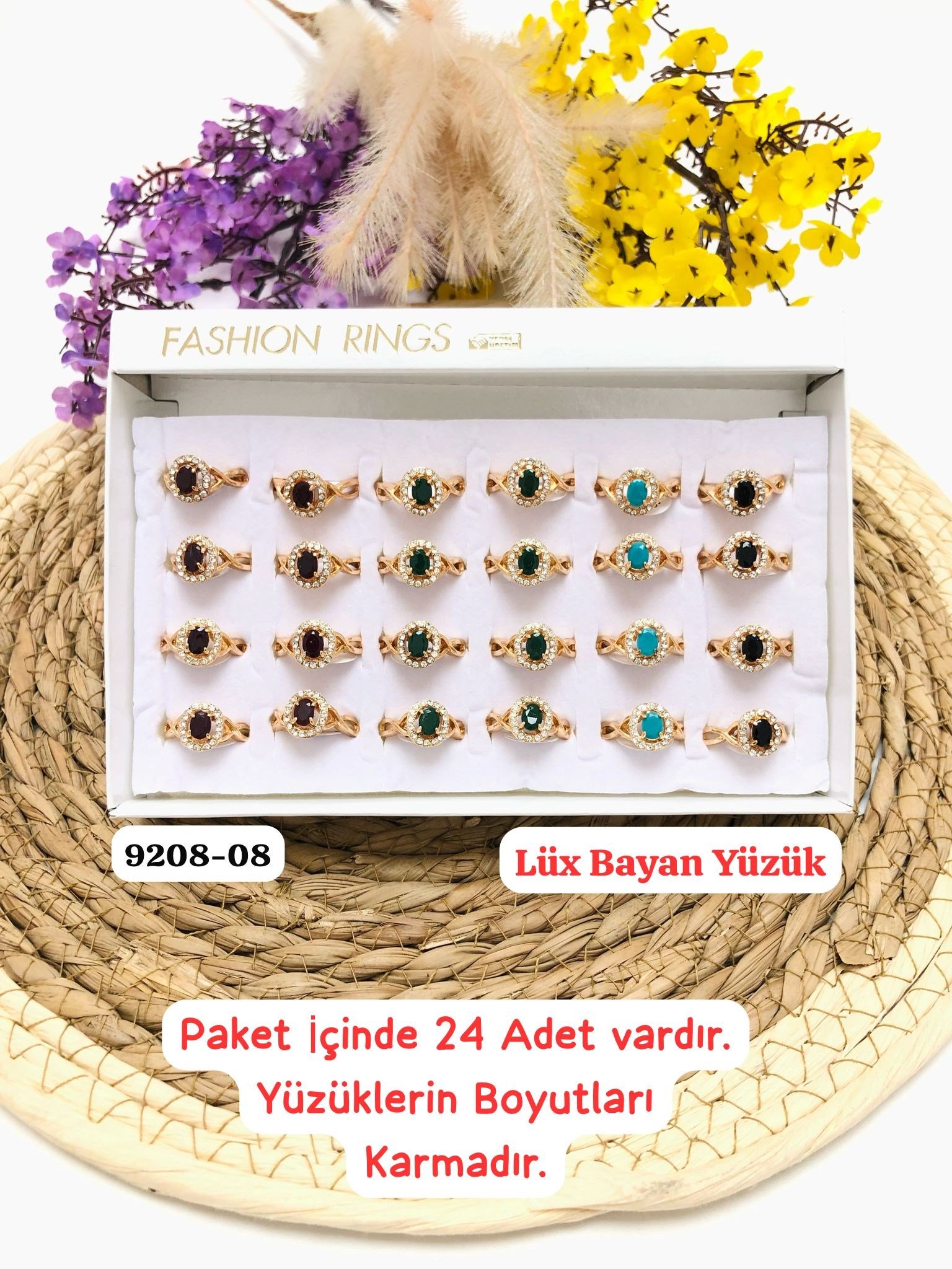 9208 Lüks Bayan Yüzük