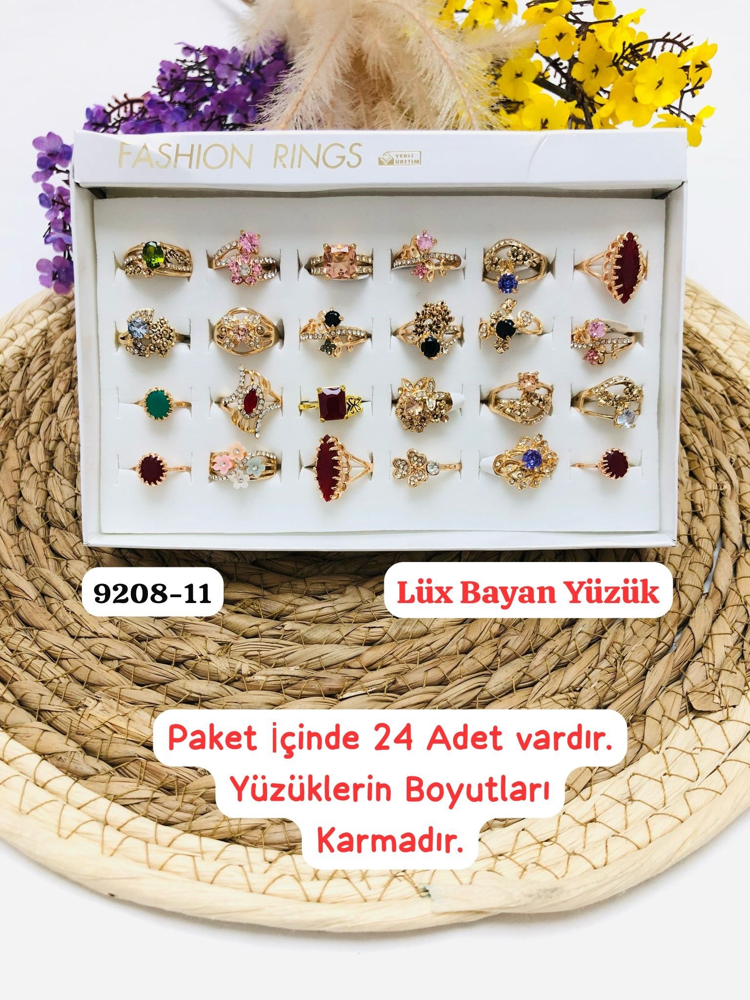 9208 Lüks Bayan Yüzük